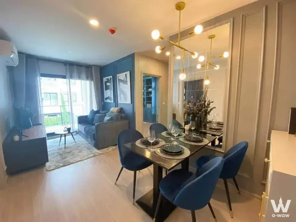 Condo with 2 bedrooms for rent at Aspire Asoke-Ratchada