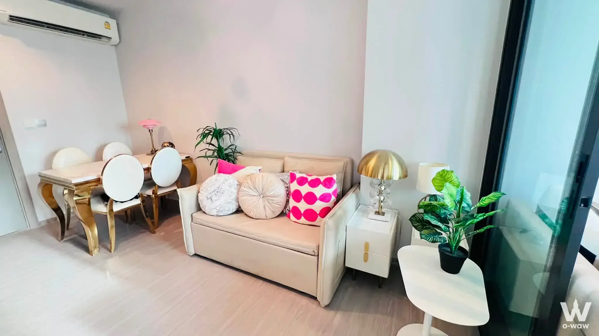 Condo with 2 bedrooms for rent at Life Asoke - Rama 9 — photo 1 of 5