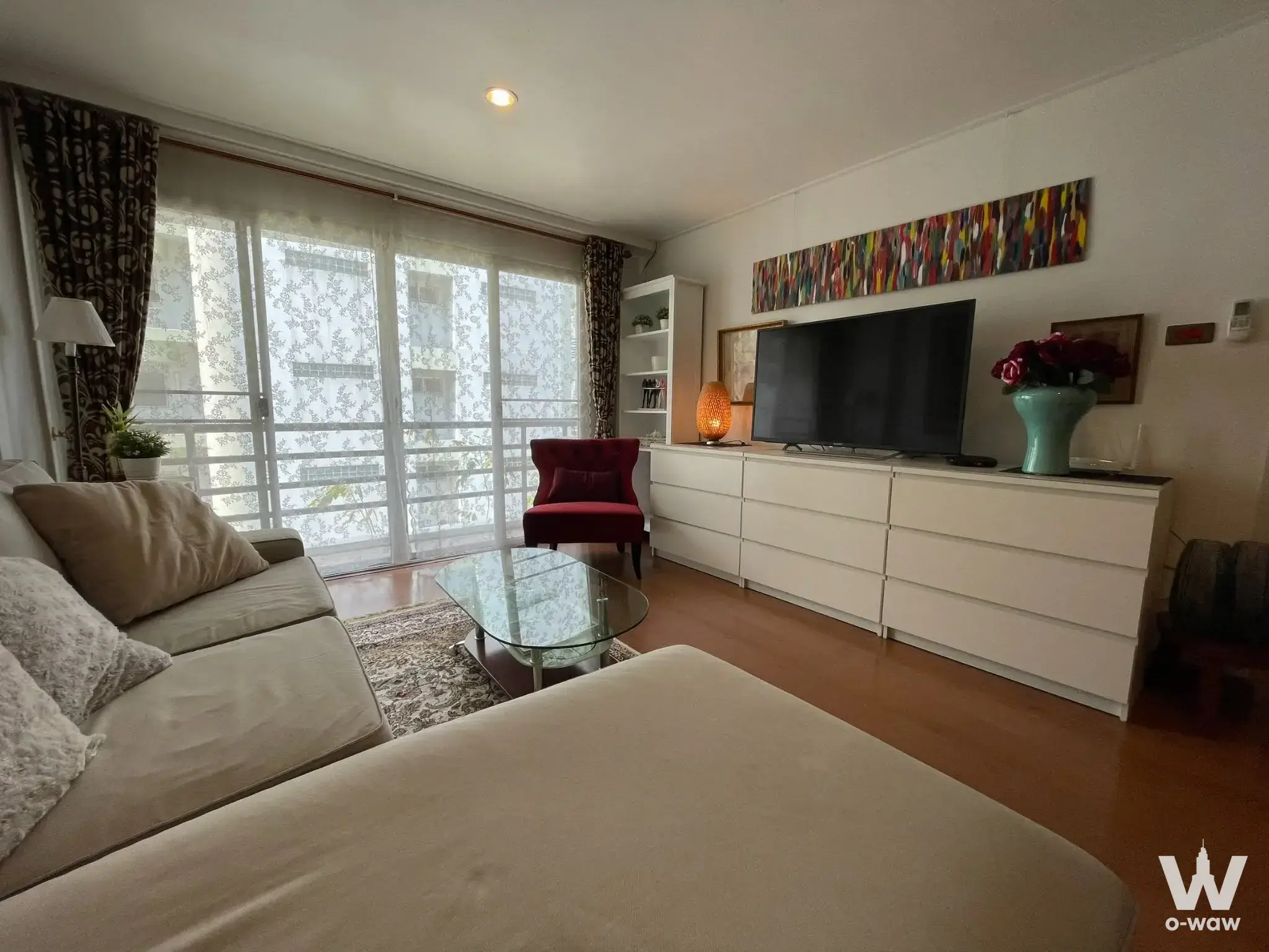 Condo with 2 bedrooms for rent at Waterford Park Rama 4 — photo 3 of 5