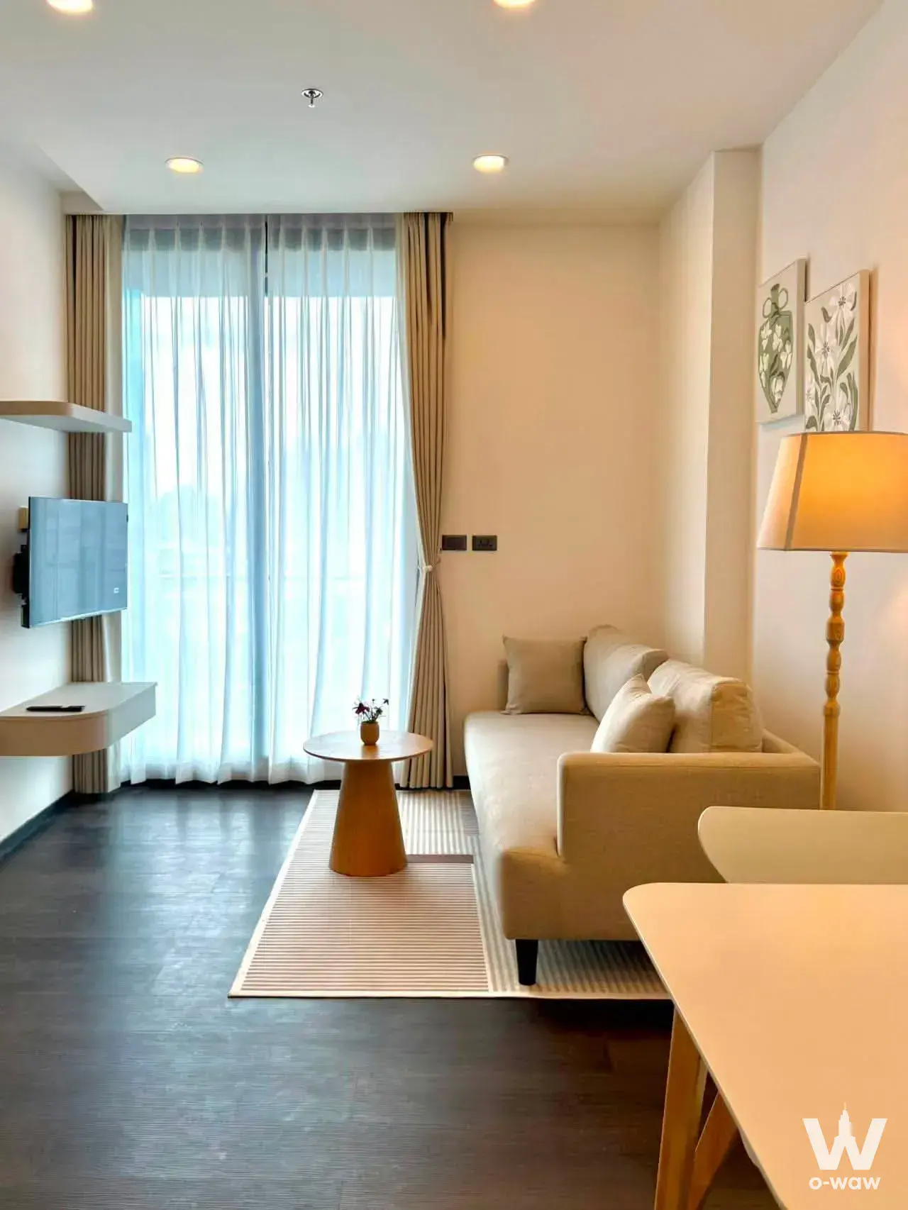 Condo with 2 bedrooms for rent at Sapphire Condominium — photo 1 of 5