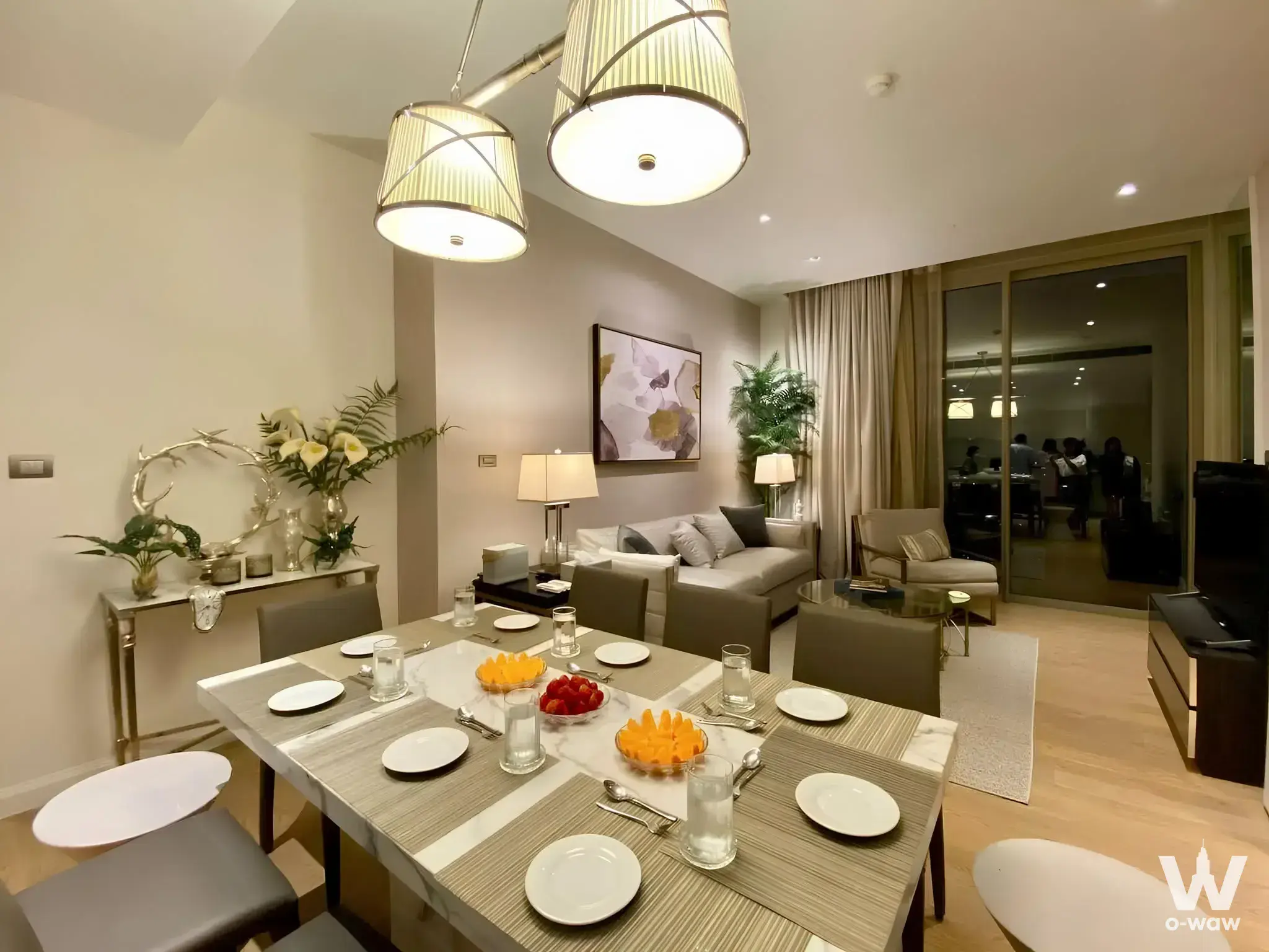 Condo with 3 bedrooms for rent at Magnolias Waterfront Residences — photo 2 of 3