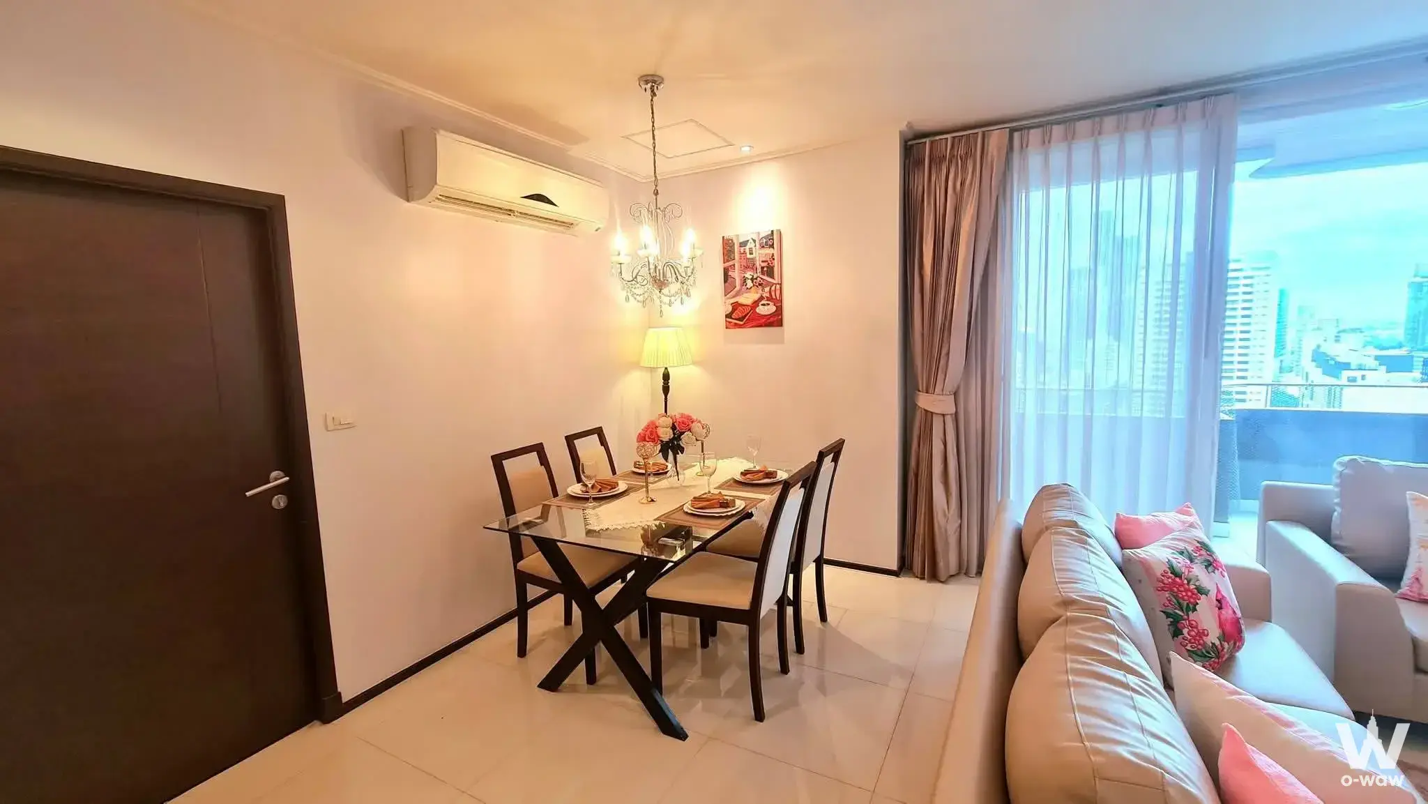 Condo with 2 bedrooms for rent at Piyathip Place Serviced Apartment — photo 4 of 5