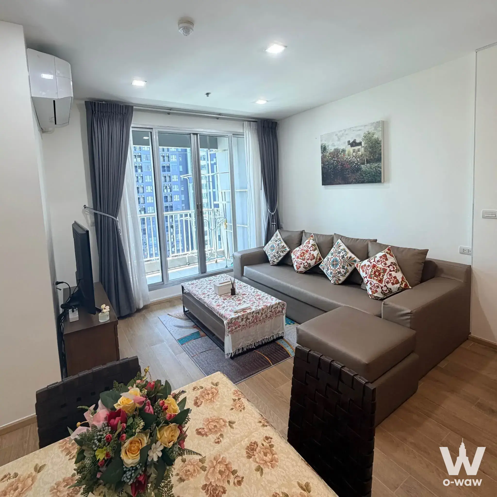 Condo with 2 bedrooms for rent at Rhythm Sukhumvit 50 — photo 1 of 5