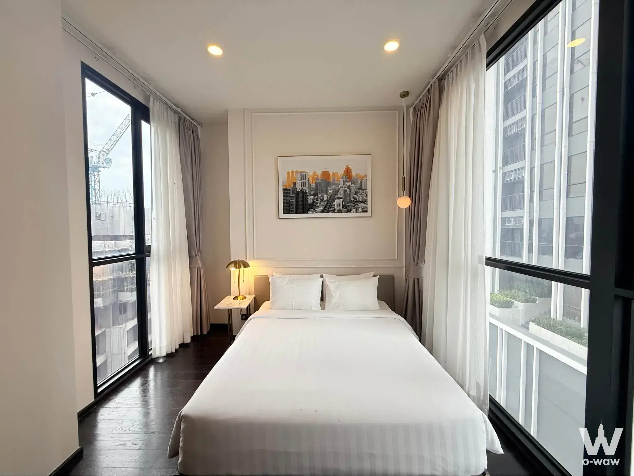 Condo with 2 bedrooms for rent at Hampton Residence Thonglor — photo 2 of 5