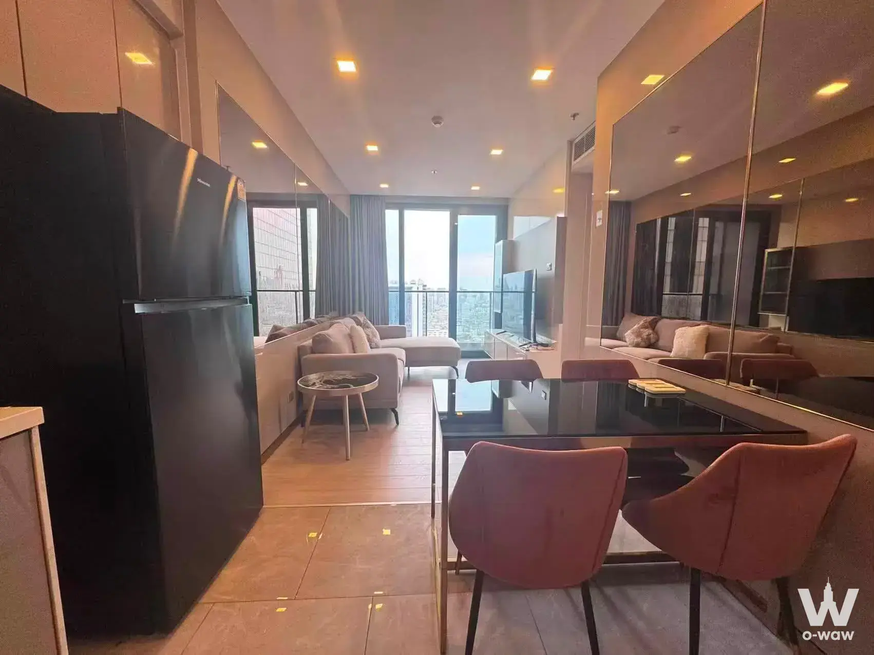 Condo with 2 bedrooms for rent at One9Five Asoke - Rama 9 — photo 2 of 2