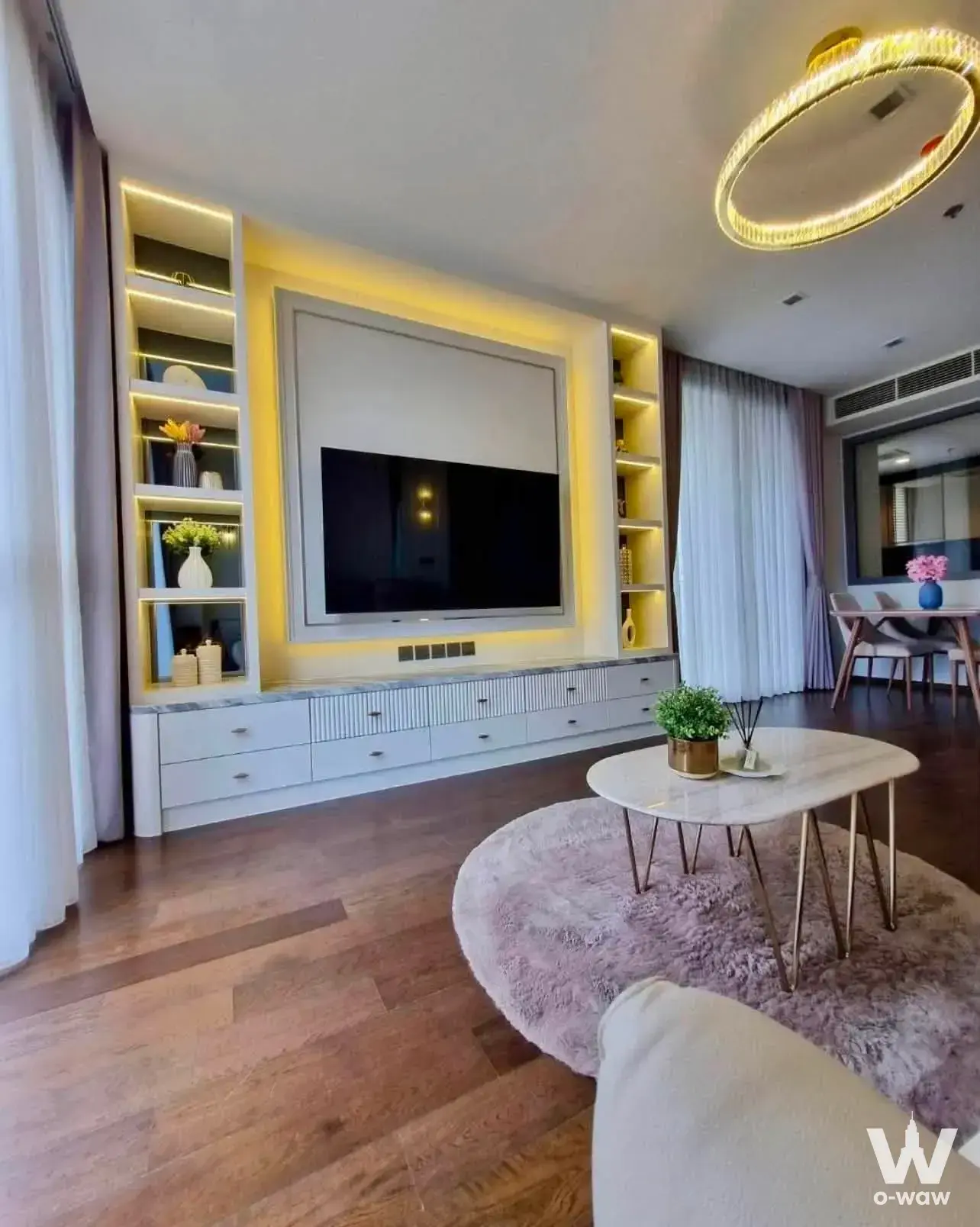 Condo with 2 bedrooms for rent at THE LINE Ratchathewi — photo 4 of 5