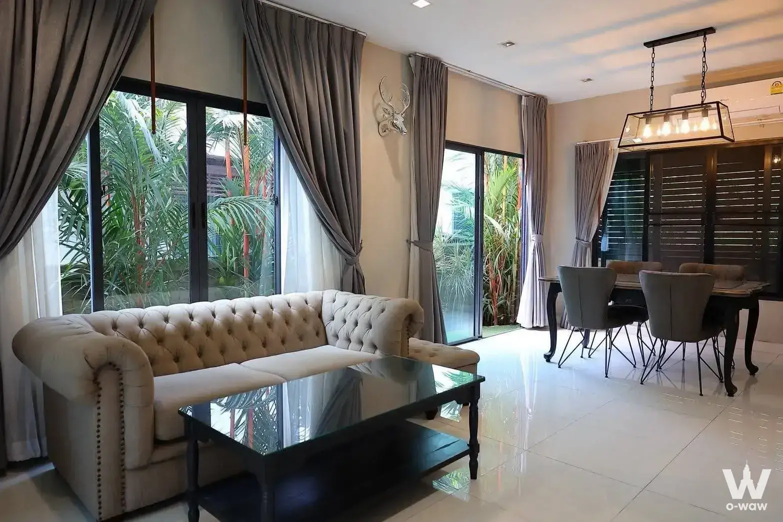 House with 3 bedrooms for rent at Wongwaen-Onnut Ring Road, near Kanchanaphisek Road and Lat Krabang, Bang Na-Kanchanaphisek area, Samut Prakan. Close to Chularat 9 International Hospital, Suvarnabhumi Airport, and Mega Bangna. — photo 1 of 4