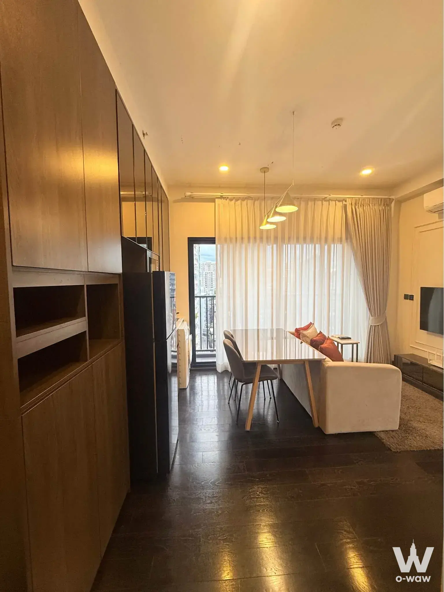 Condo with 2 bedrooms for rent at Hampton Residence Thonglor — photo 3 of 5