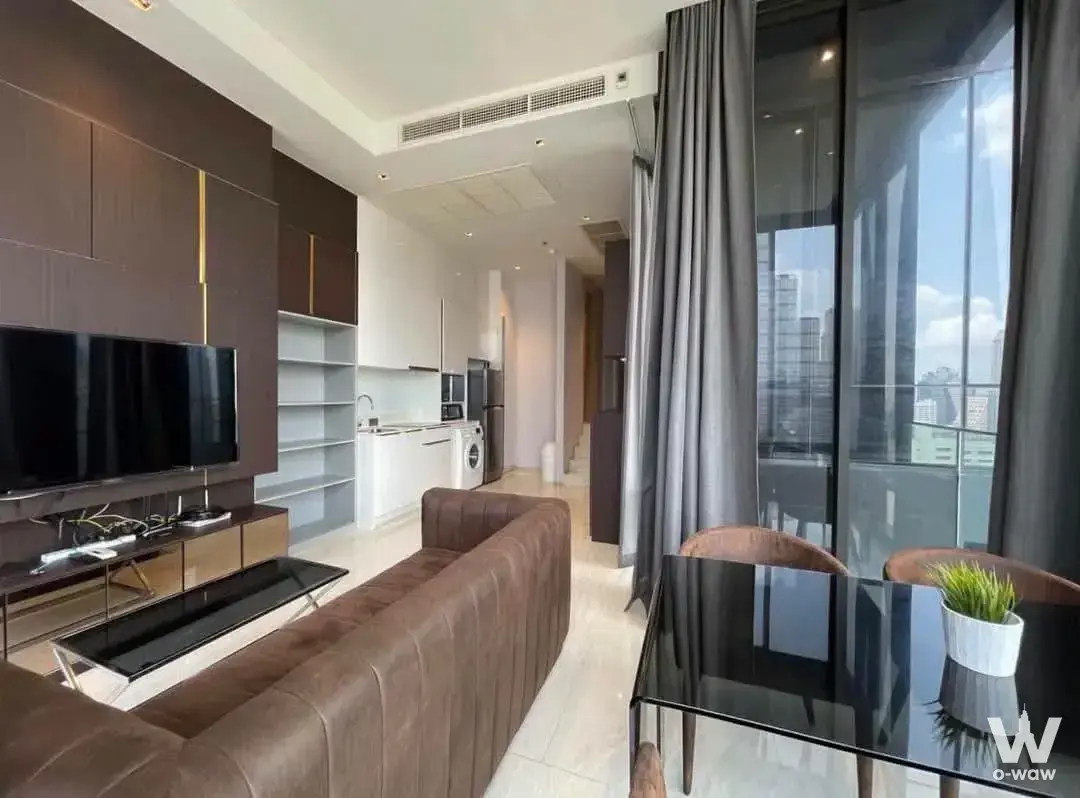 Condo with 2 bedrooms for rent at Ashton Silom — photo 2 of 4