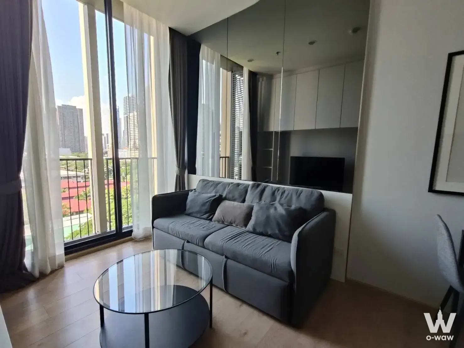 Condo with 1 bedroom for rent at Noble BE19 — photo 1 of 5