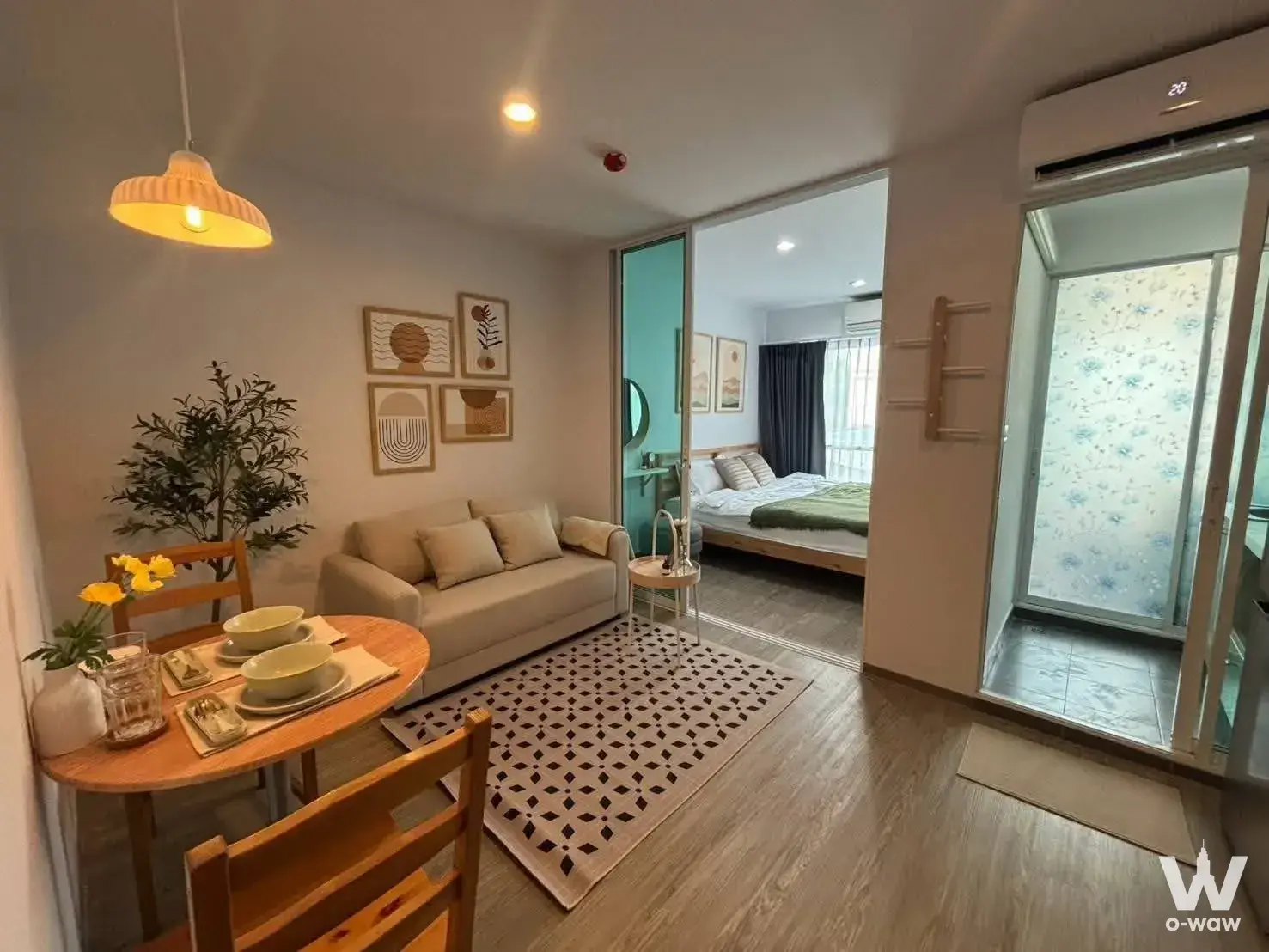 Sukhumvit 97/1 (BTS Bang Chak), Building E, Floor 2, Room 28. Accessible from Sukhumvit 97/1 and Sukhumvit 93 Soi. Near Lotus Onnut, Century On Nut, 101 Mall, and People Park.