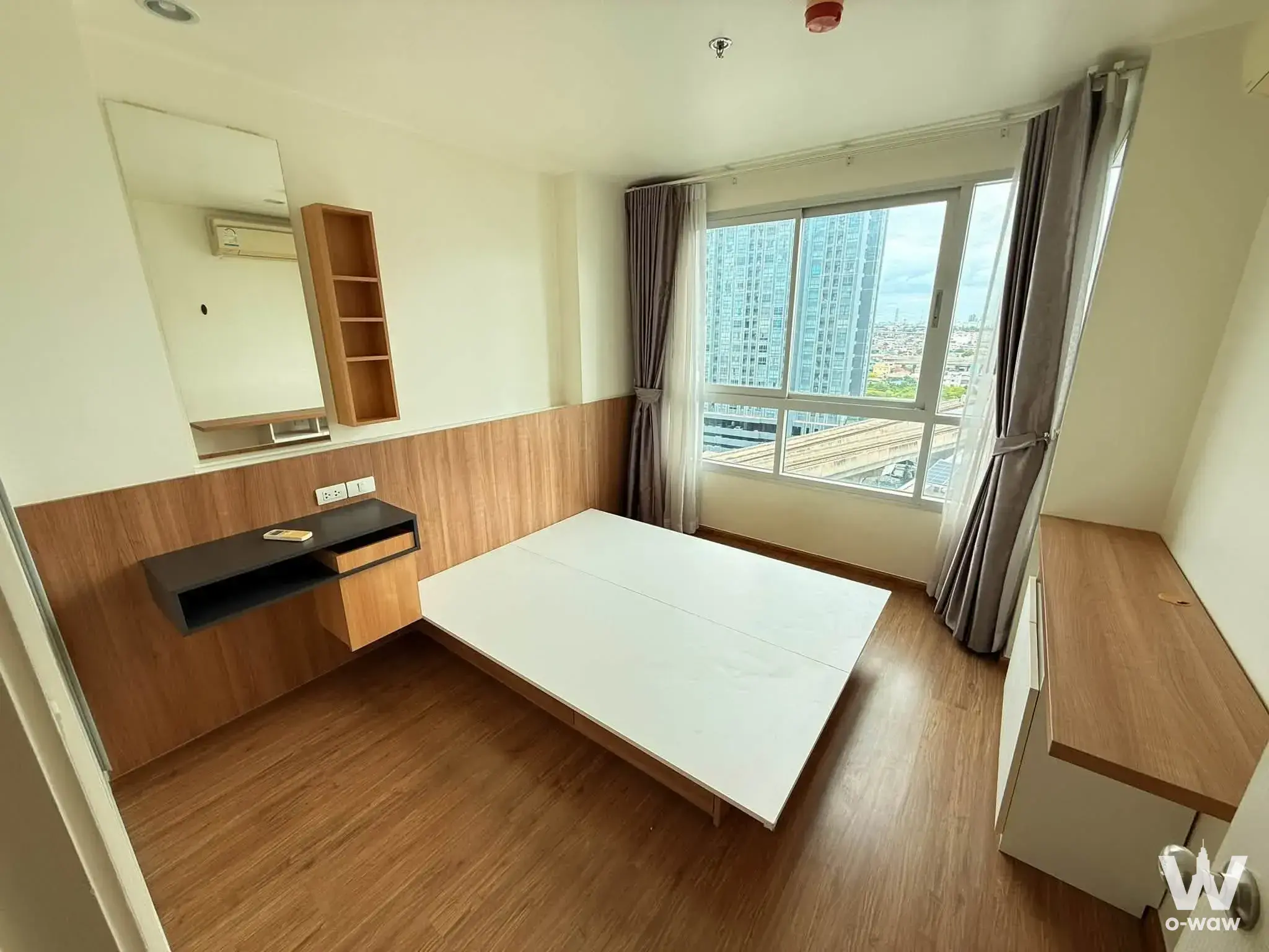 1-bed condo for sale in U Delight Bangson Station with city view and minimalist bedroom decor