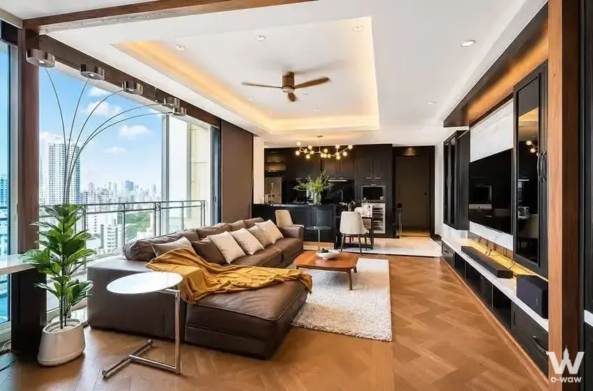 Condo with 2 bedrooms for rent at Royce Private Residences — photo 1 of 5