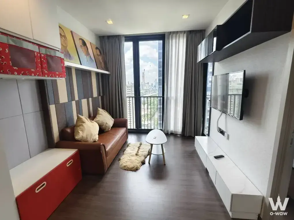 Condo with 1 bedroom for rent at THE LINE Asoke-Ratchada — photo 1 of 5