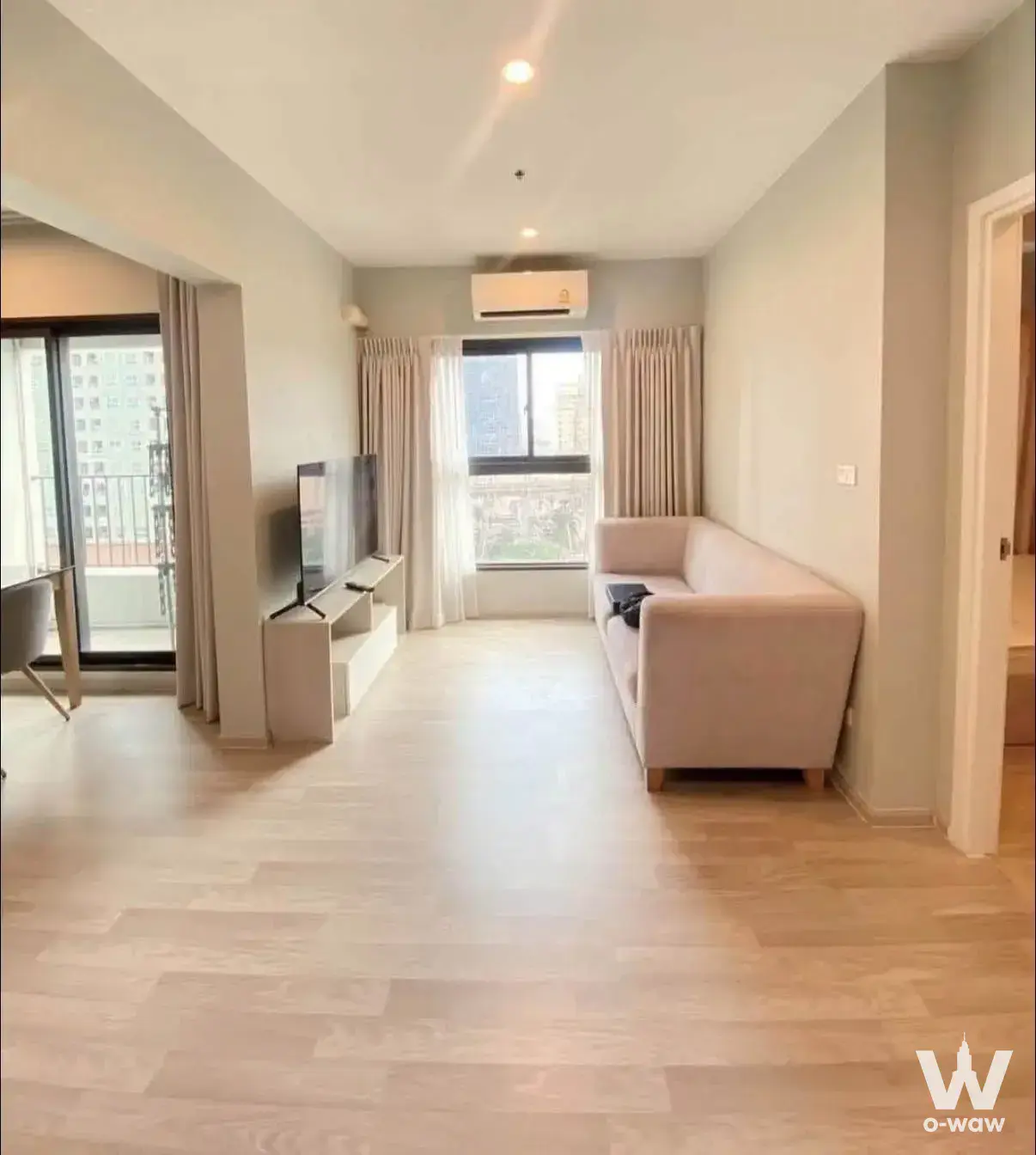 Condo with 2 bedrooms for rent at The Privacy Rama 9 — photo 3 of 4