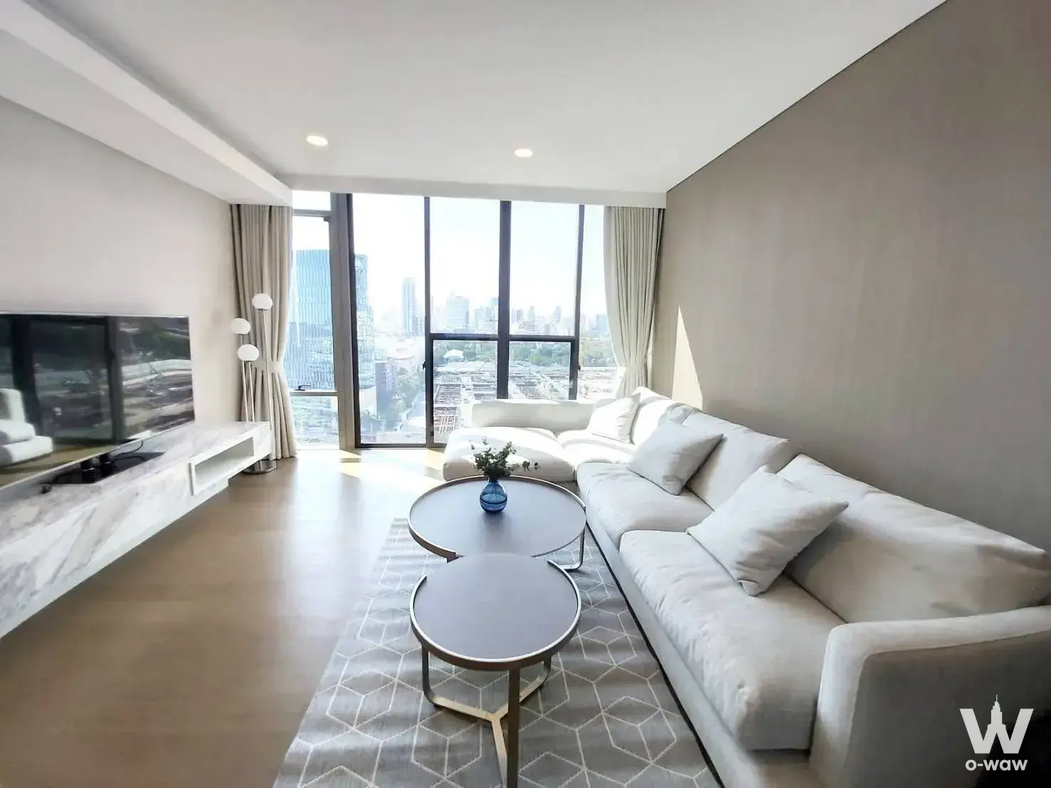 Condo with 2 bedrooms for rent at Siamese Exclusive Queens ไซมีส เอ็กซ์คลูซีฟ ควีนส์ — photo 3 of 5