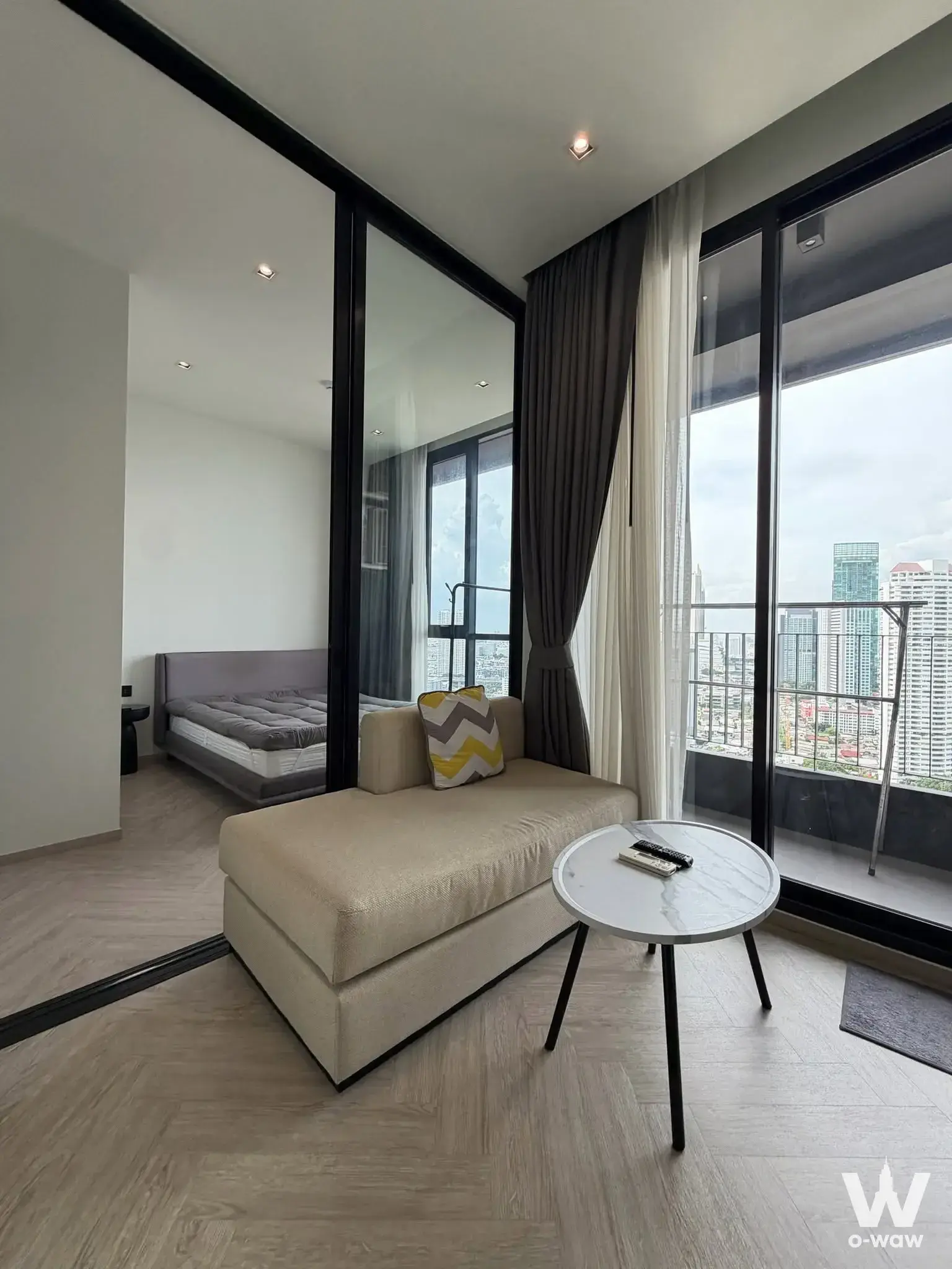 Condo with 1 bedroom for rent at Chapter Charoennakhon–Riverside — photo 2 of 5