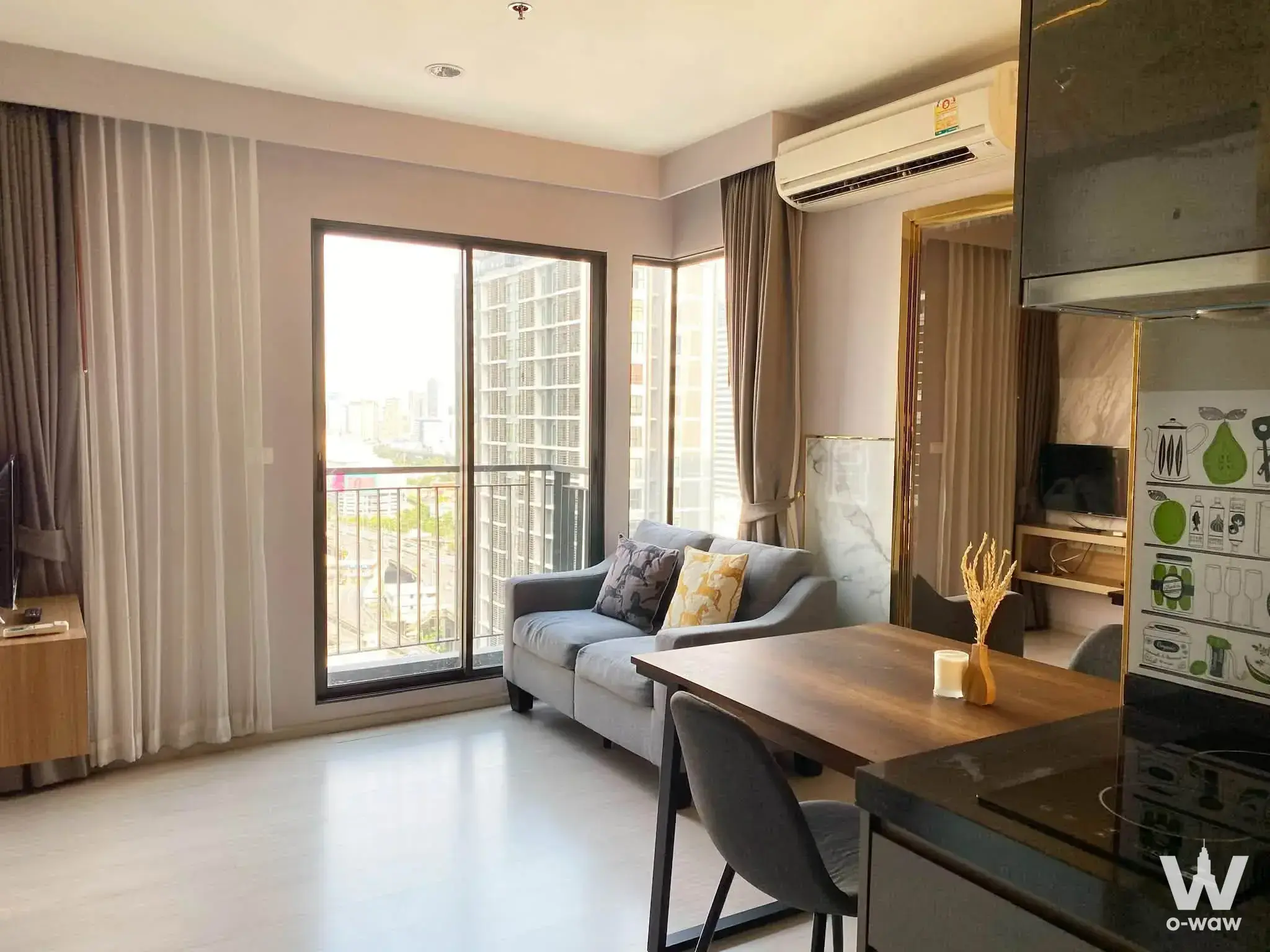 Condo with 2 bedrooms for rent at RHYTHM Asoke 2 — photo 1 of 5