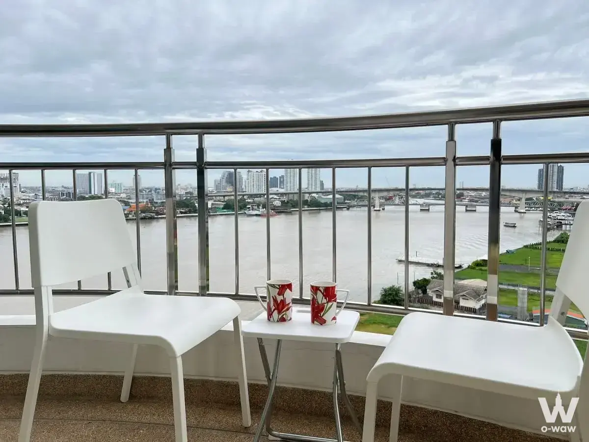 Condo with 2 bedrooms for rent at Supalai River Resort — photo 3 of 4