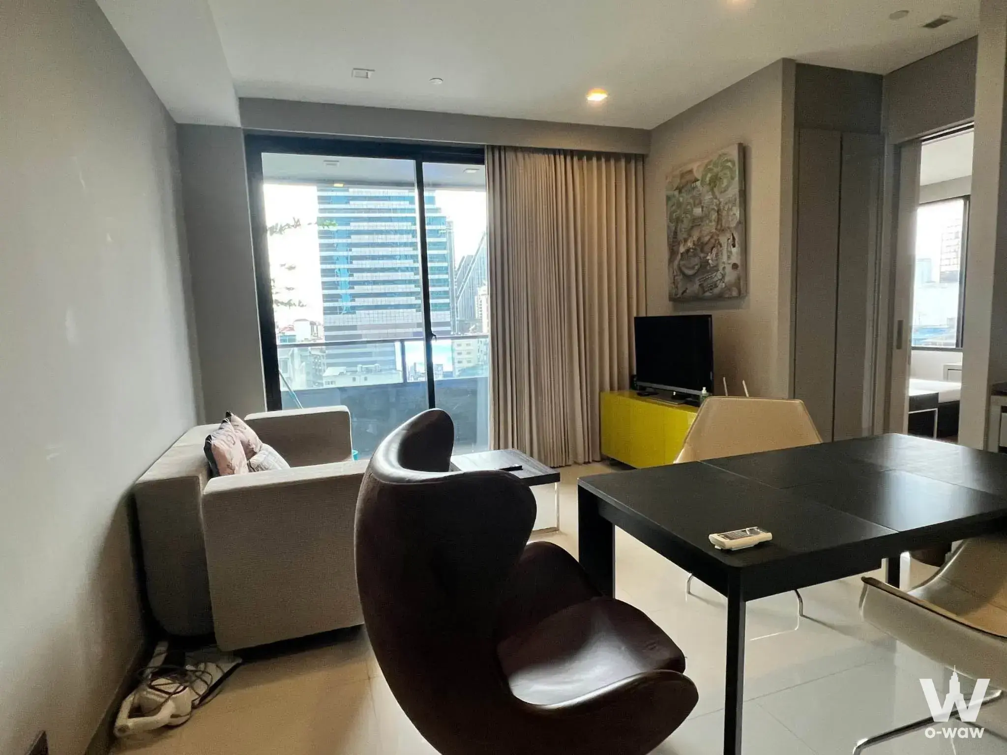 Condo with 1 bedroom for rent at Silom Condominium — photo 1 of 3