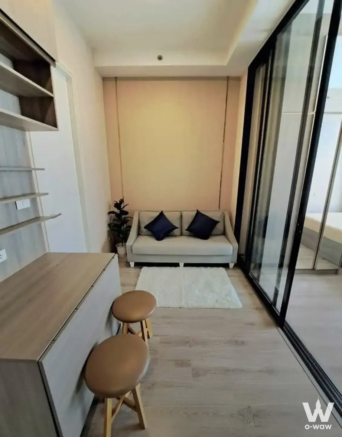 Condo with 1 bedroom for rent at Knightsbridge Kaset Society — photo 3 of 5