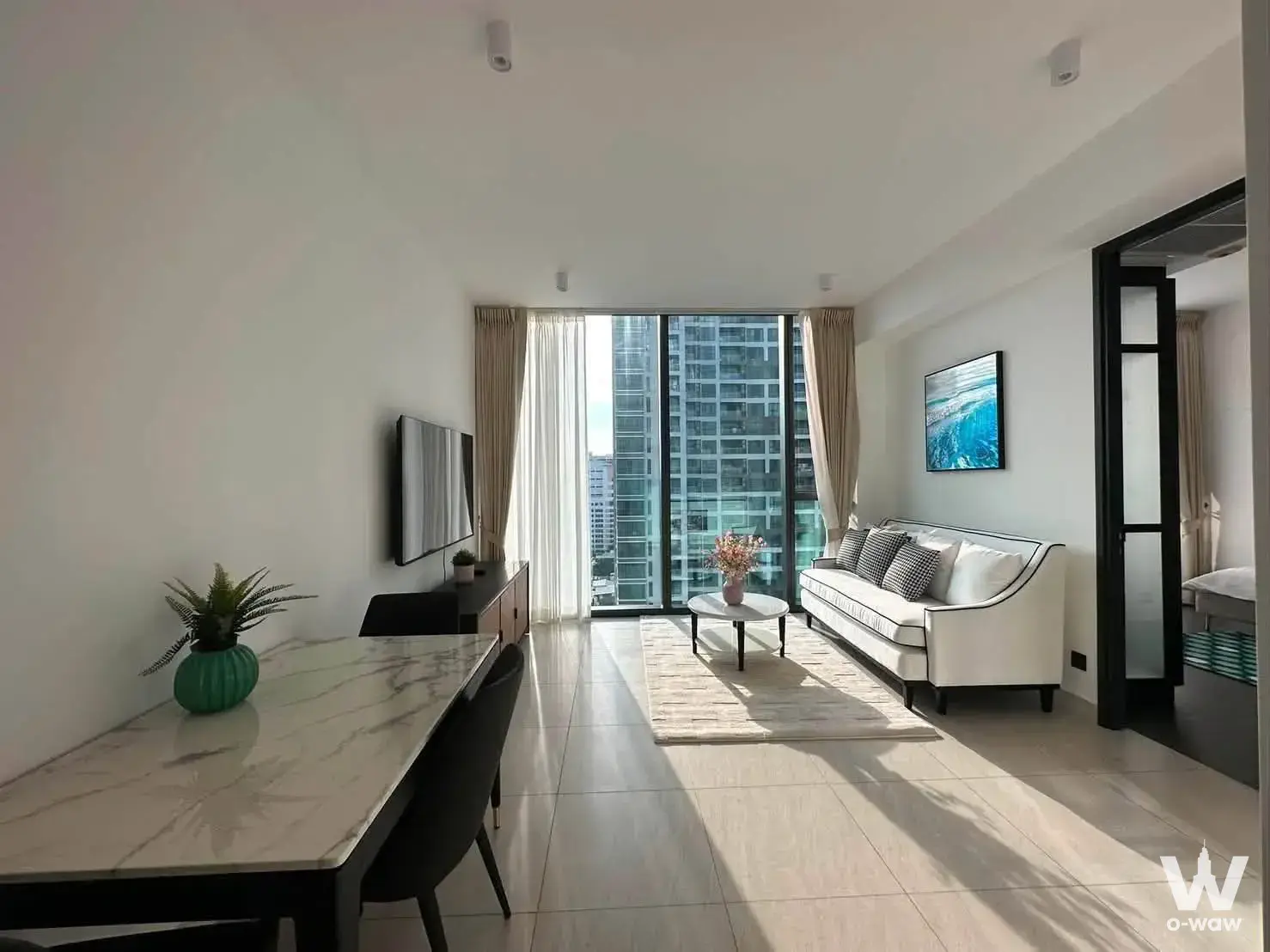 Condo with 1 bedroom for rent at Tait Sathorn 12 — photo 1 of 5