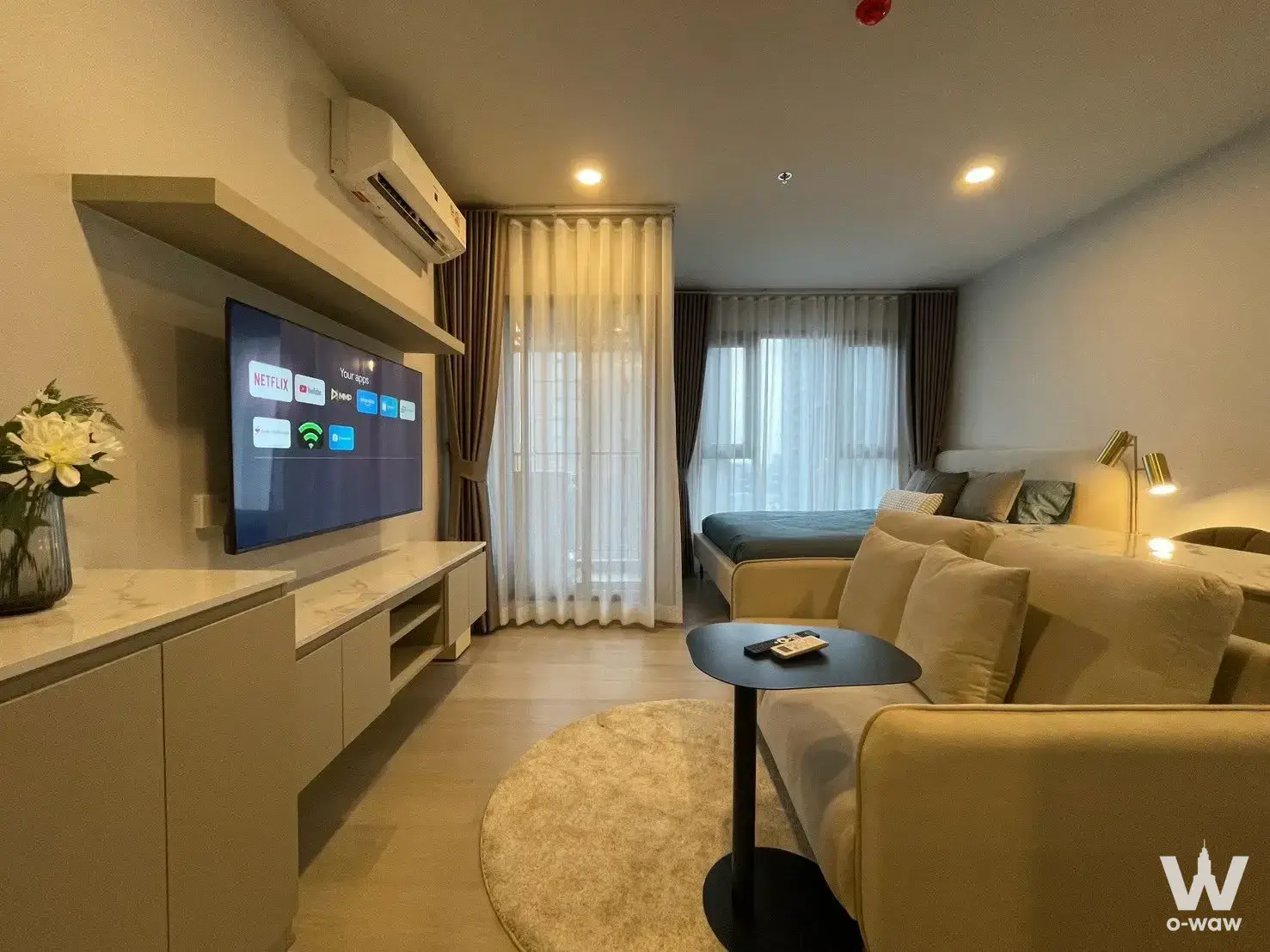 Condo with 1 bedroom for rent at Aspire Onnut Station — photo 2 of 4