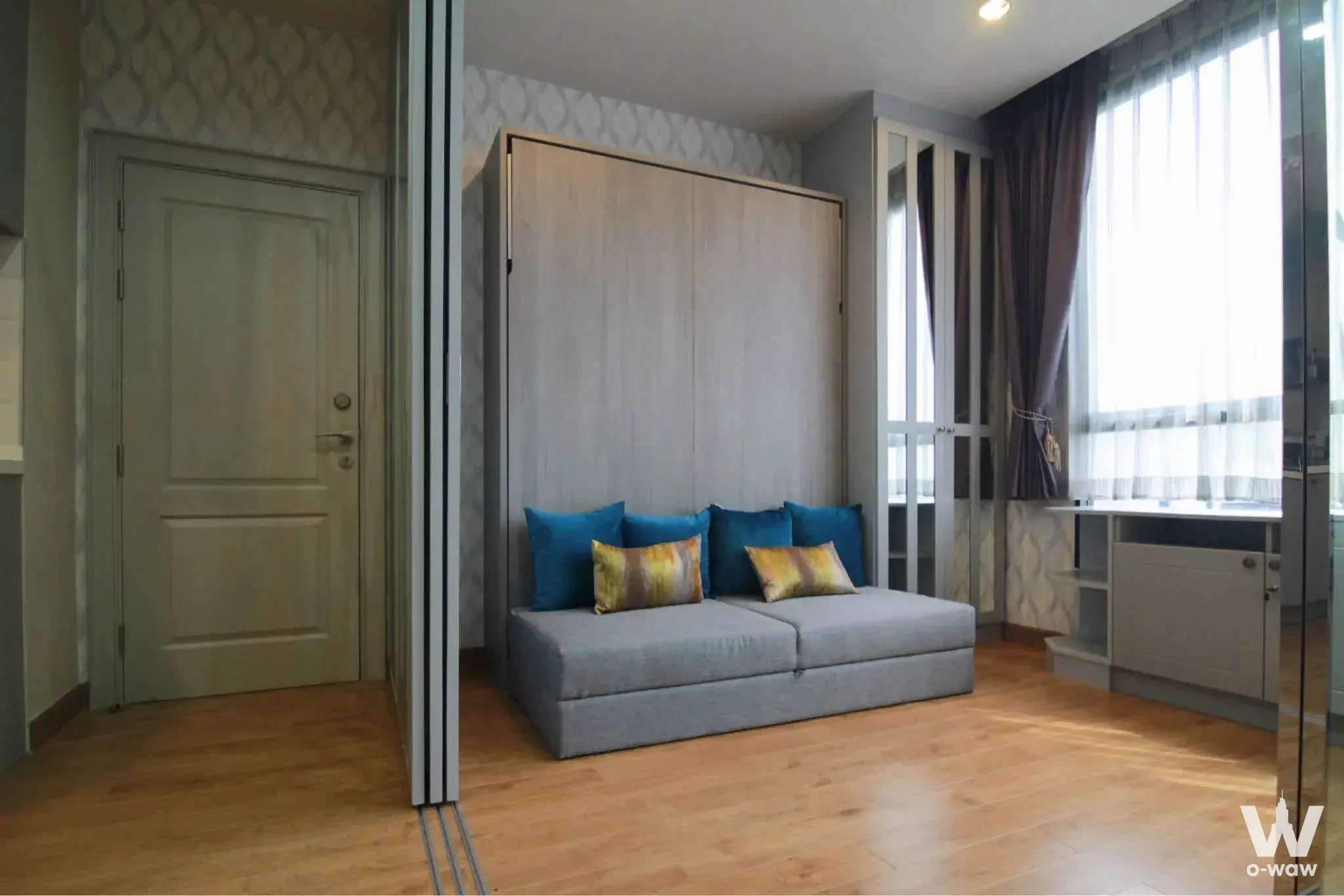 Condo with 2 bedrooms for rent at The Editor Saphan Khwai — photo 2 of 3