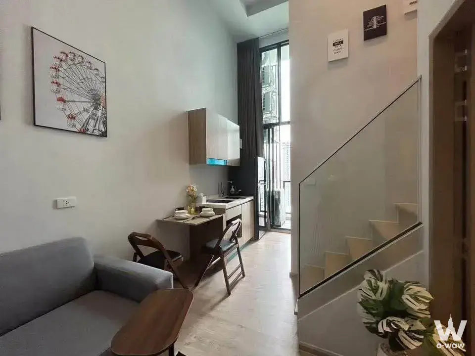 Condo with 2 bedrooms for rent at Altitude Unicorn-Tha Phra — photo 2 of 5