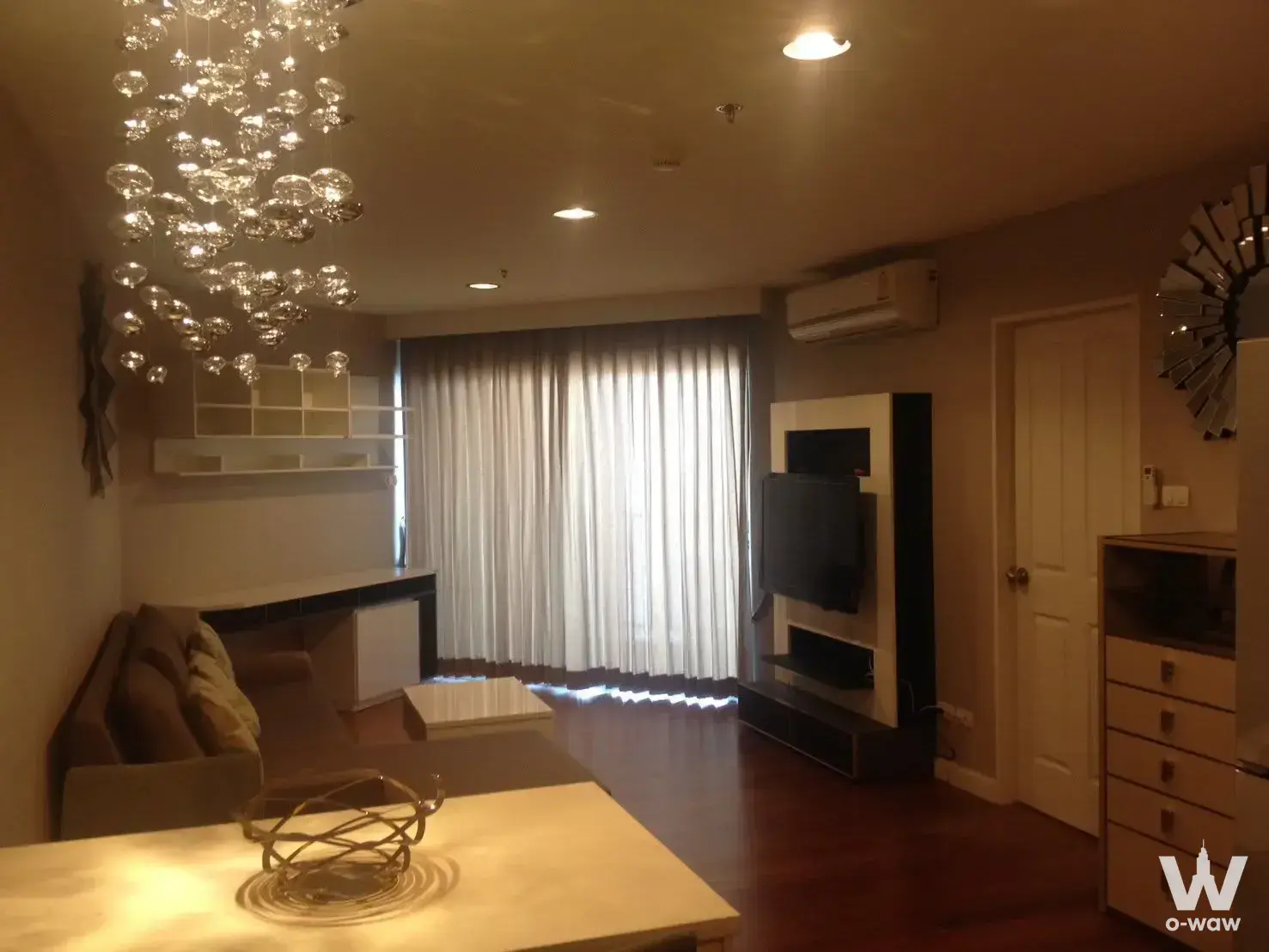 Condo with 2 bedrooms for rent at Belle Grand Rama 9 — photo 2 of 5
