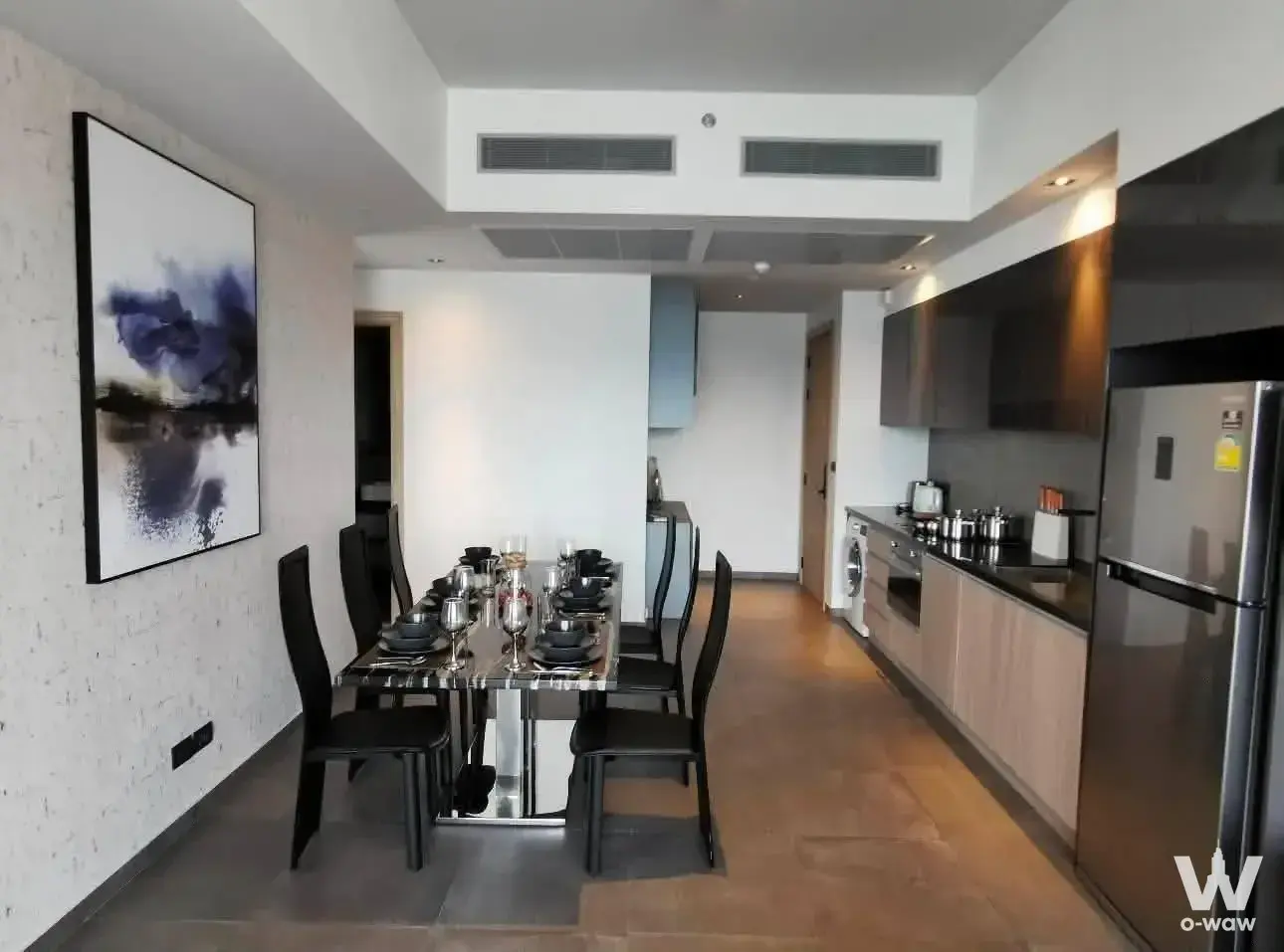 Condo with 2 bedrooms for rent at The Lofts Asoke — photo 5 of 5
