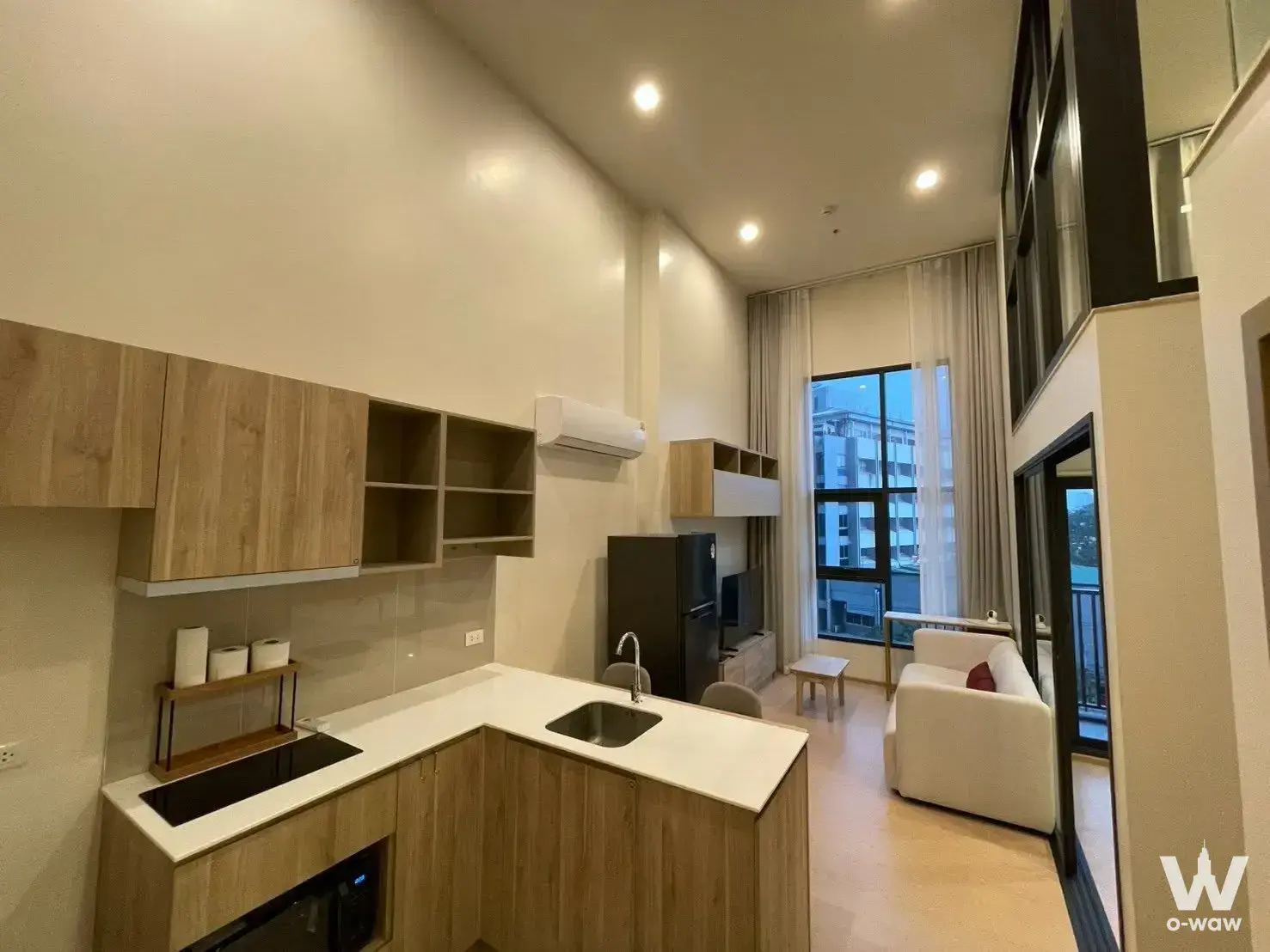 Condo with 2 bedrooms for rent at The Base Urban Rama 9 — photo 3 of 5
