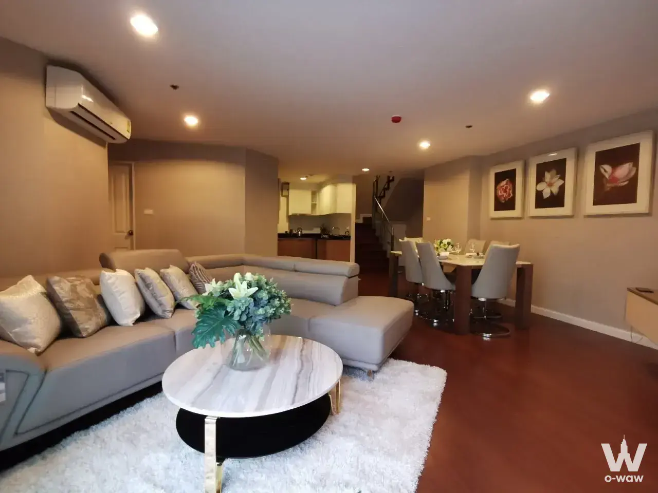 Condo with 5 bedrooms for rent at Belle Grand Rama 9 — photo 1 of 5