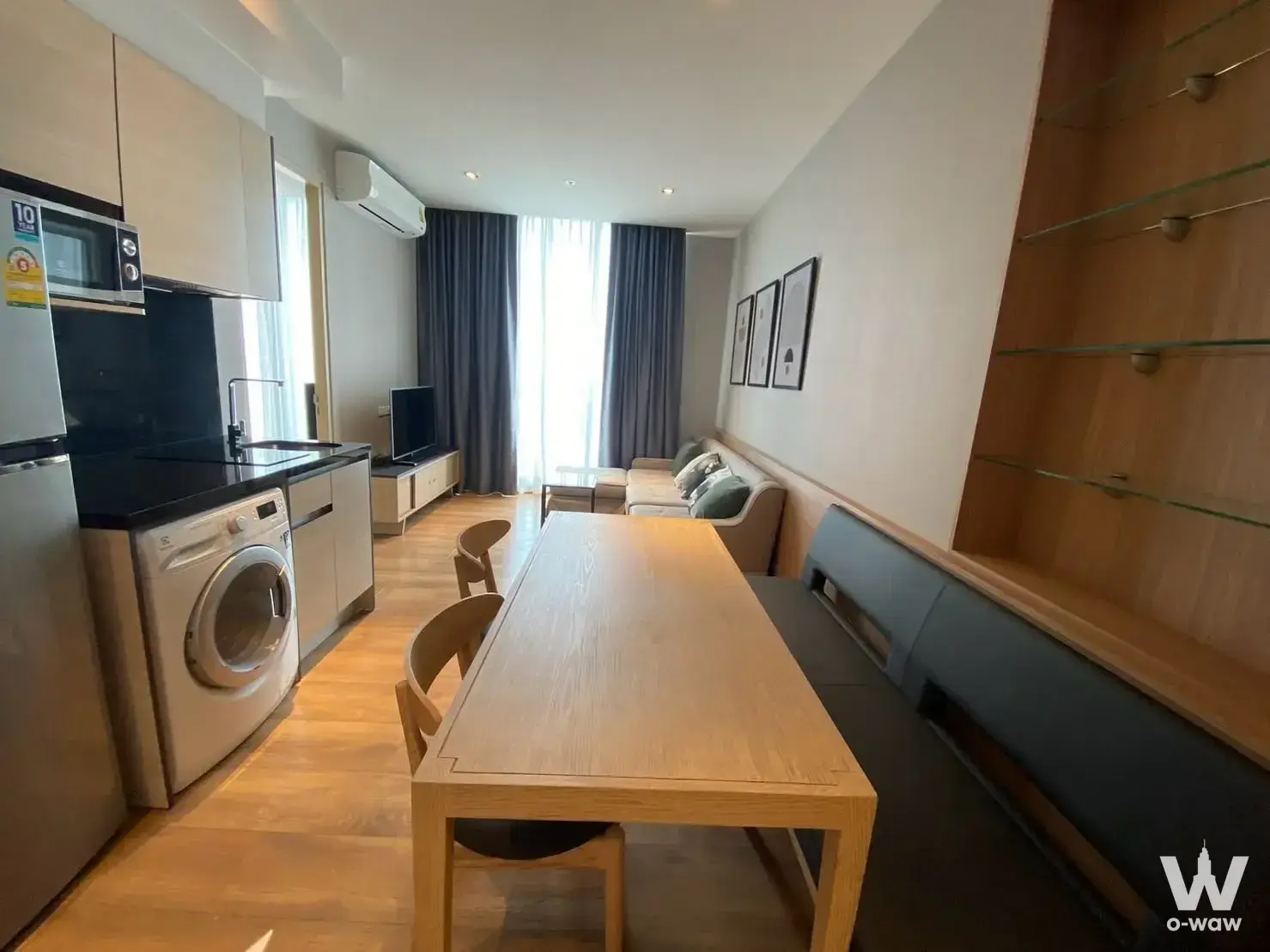 Condo with 2 bedrooms for rent at Park Origin Phrom Phong — photo 1 of 5