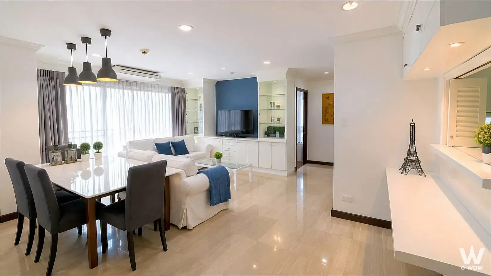 Condo with 3 bedrooms for rent at Richmond Palace Condominium — photo 3 of 4