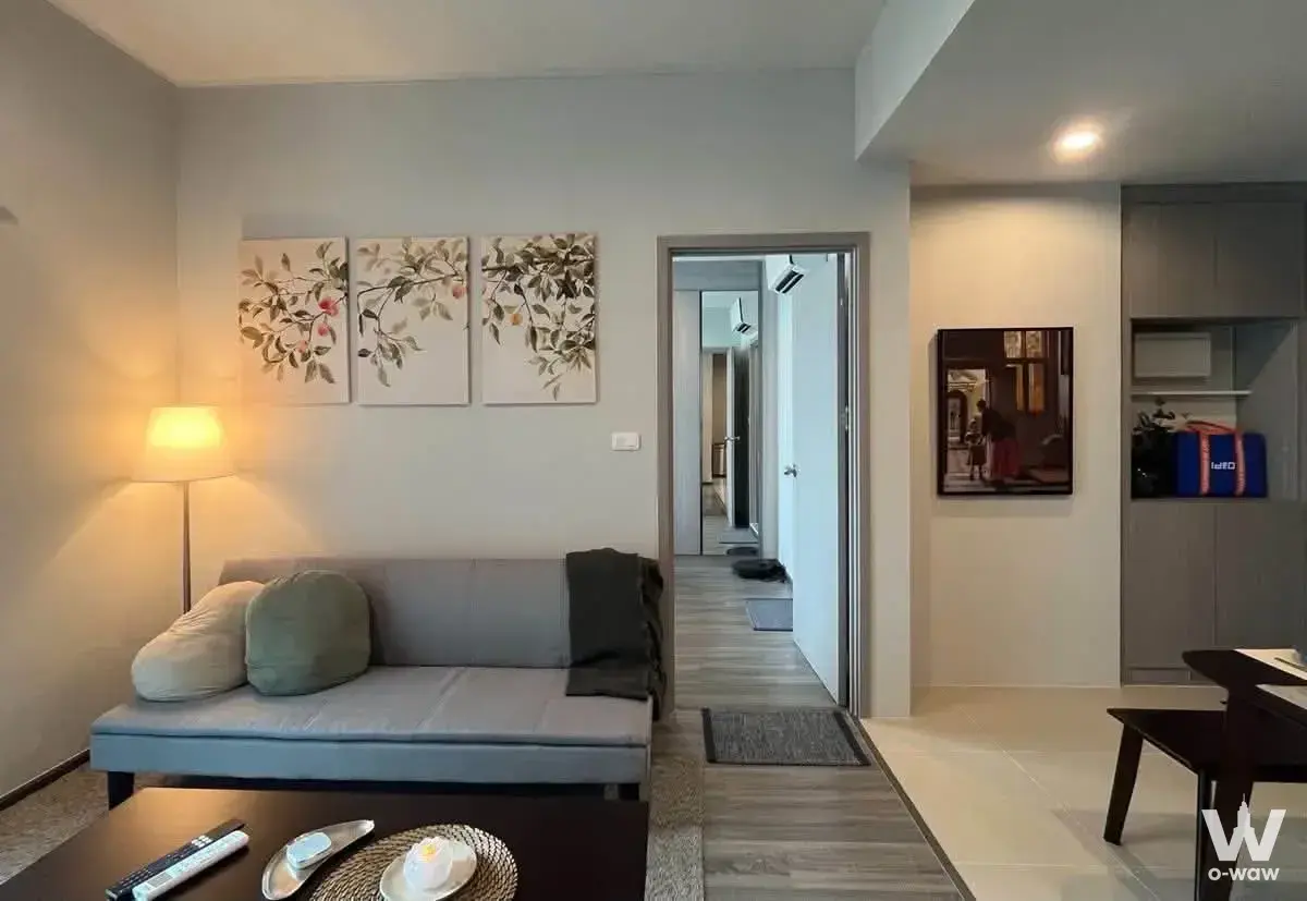 Condo with 2 bedrooms for rent at Ideo Ramkhamhaeng Lamsali Station — photo 1 of 2