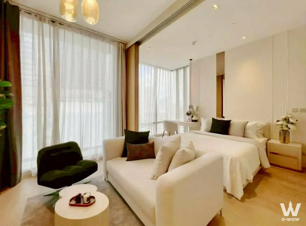 Condo with 2 bedrooms for rent at Ashton Residence 41 — photo 1 of 5