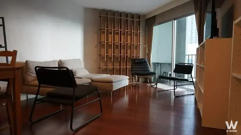 Condo with 2 bedrooms for rent at Belle Grand Rama 9 — photo 1 of 5