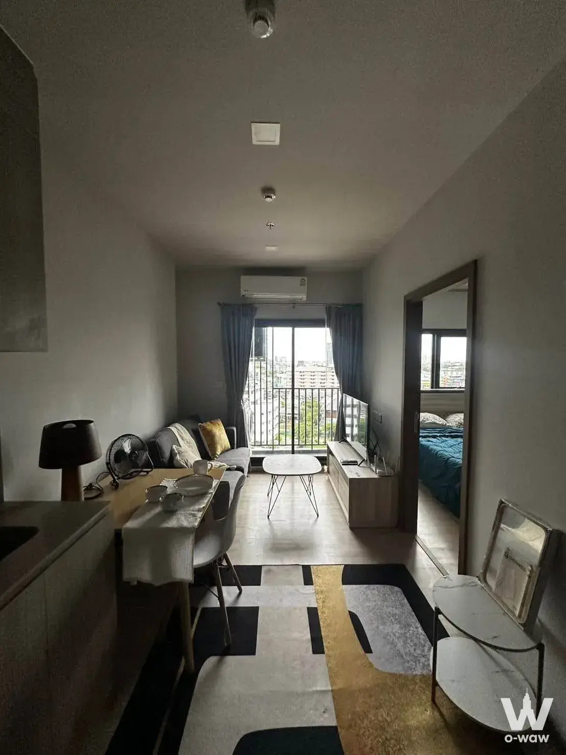 Condo with 1 bedroom for rent at Metris Phatthanakan-Ekkamai — photo 2 of 4