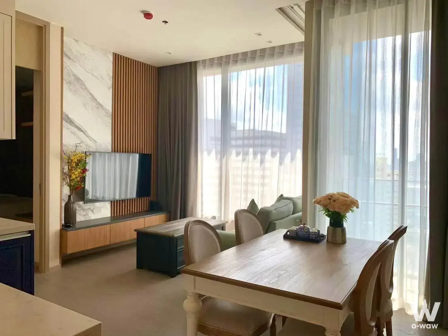 Condo with 2 bedrooms for rent at THE ESSE ASOKE — photo 3 of 5