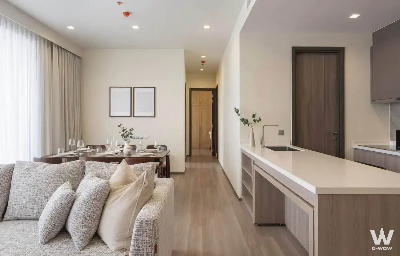 Condo with 2 bedrooms for rent at Rhythm Charoenkrung Pavillion — photo 2 of 5