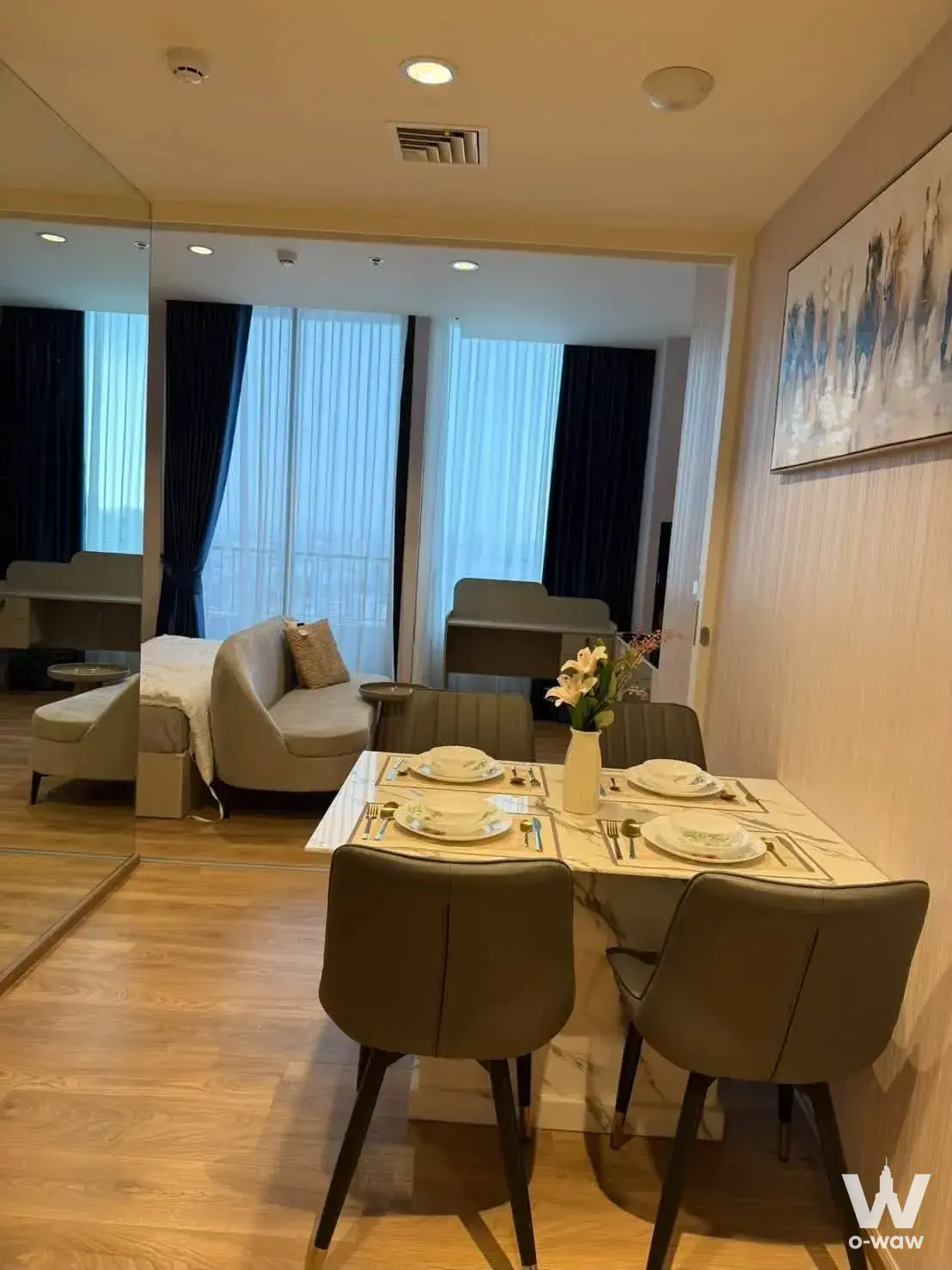 Condo with 1 bedroom for rent at Noble Form Thonglor โนเบิล ฟอร์ม ทองหล่อ — photo 1 of 5