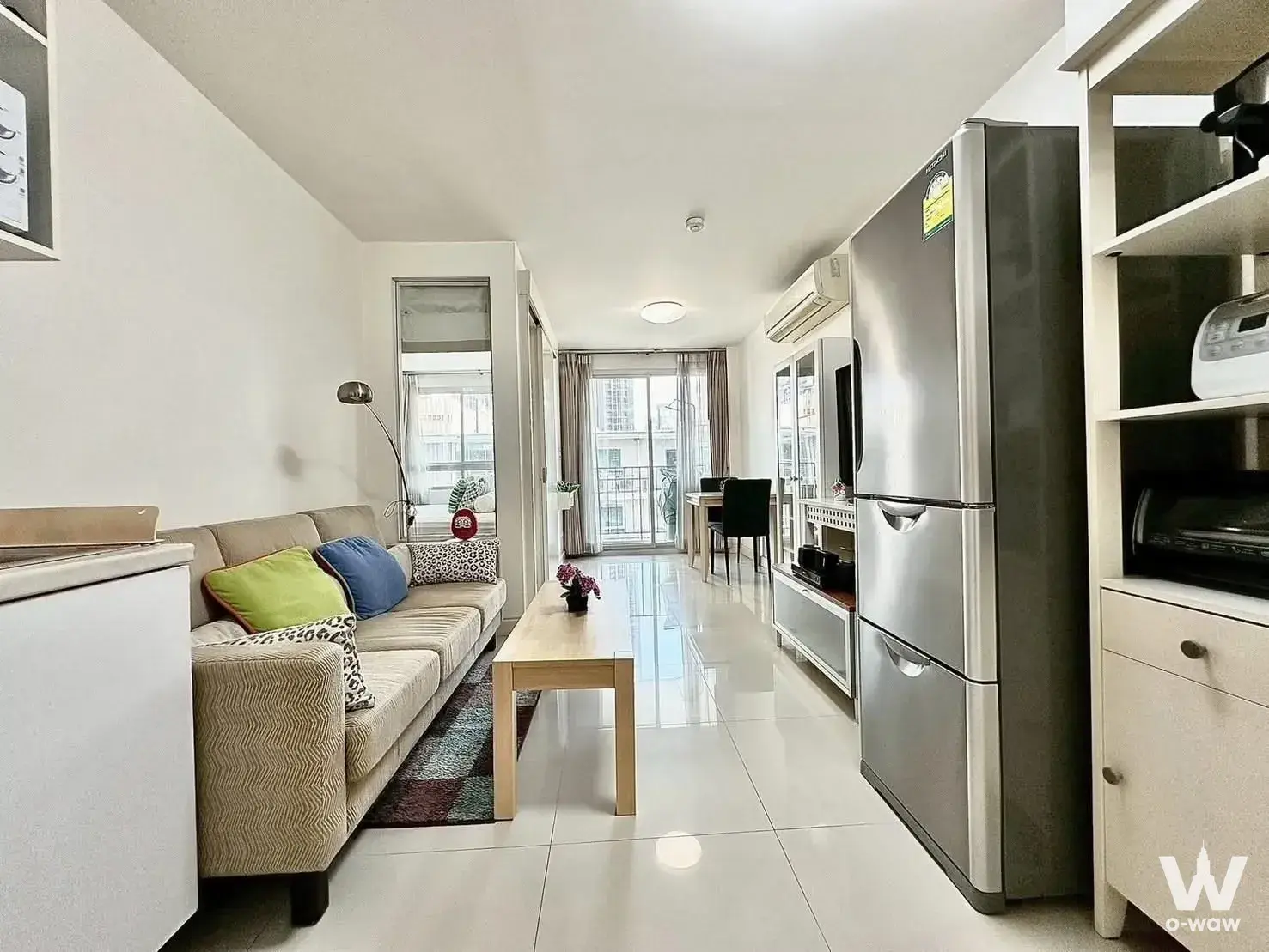 Condo with 1 bedroom for rent at The Clover Thonglor Residence — photo 2 of 4