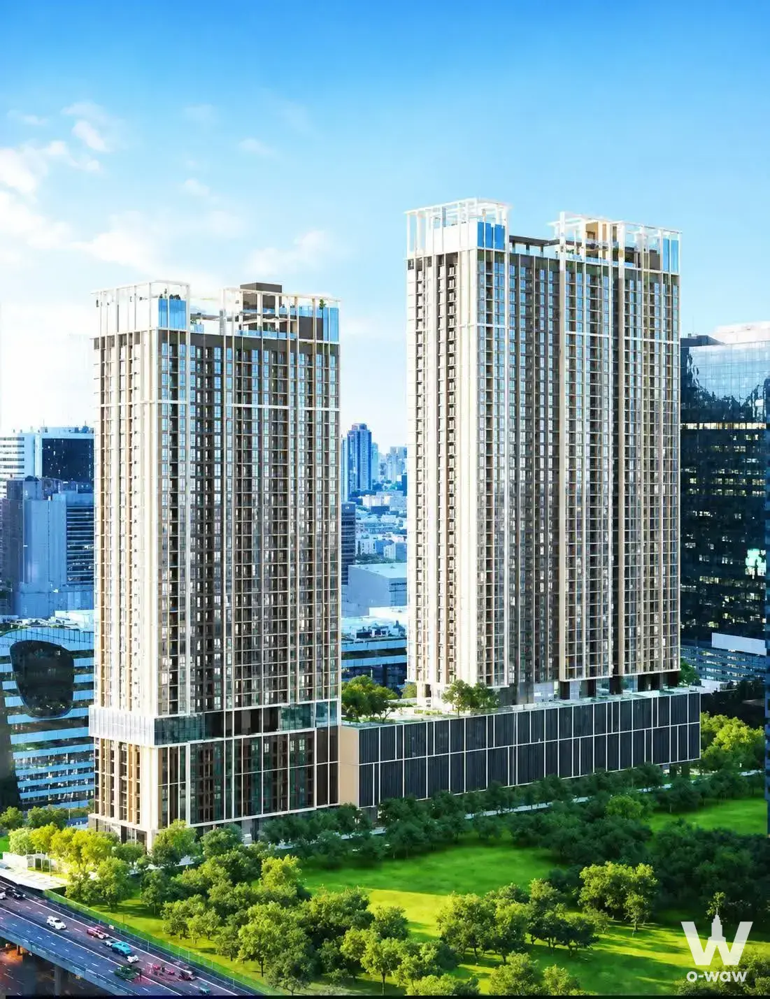 Condo with 2 bedrooms for rent at Nue District R9 — photo 1 of 5