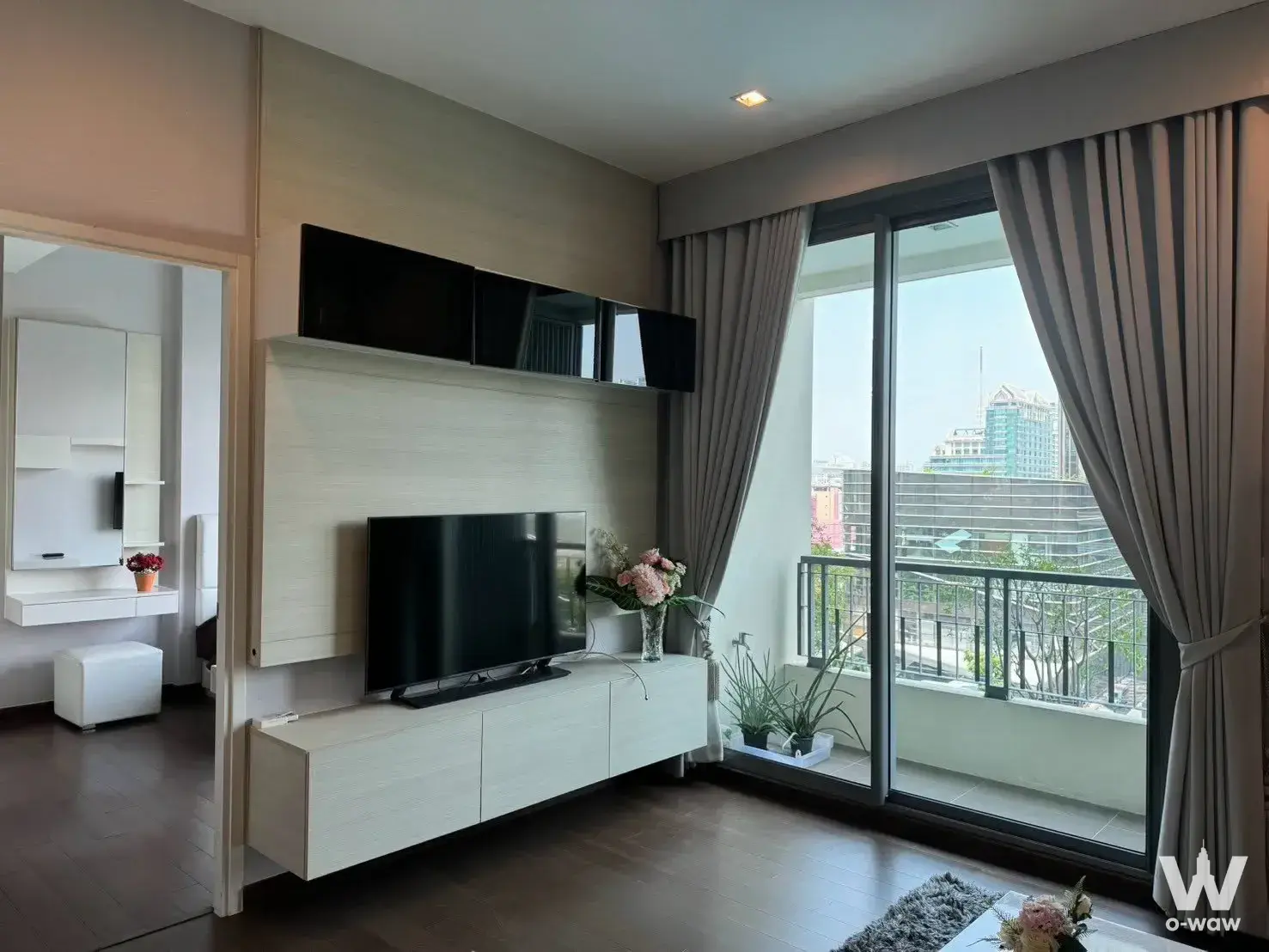 Condo with 1 bedroom for rent at Q Asoke — photo 1 of 5