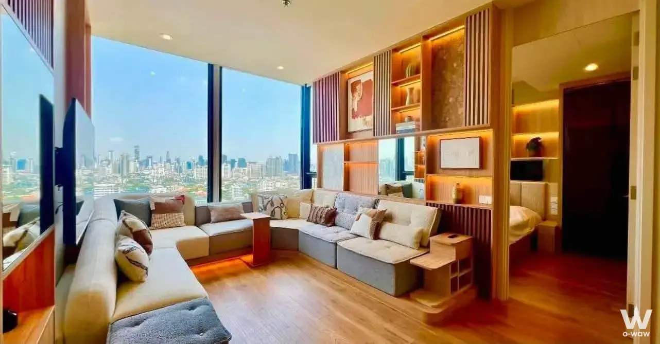 Condo with 2 bedrooms for rent at Noble Form Thonglor โนเบิล ฟอร์ม ทองหล่อ — photo 1 of 5