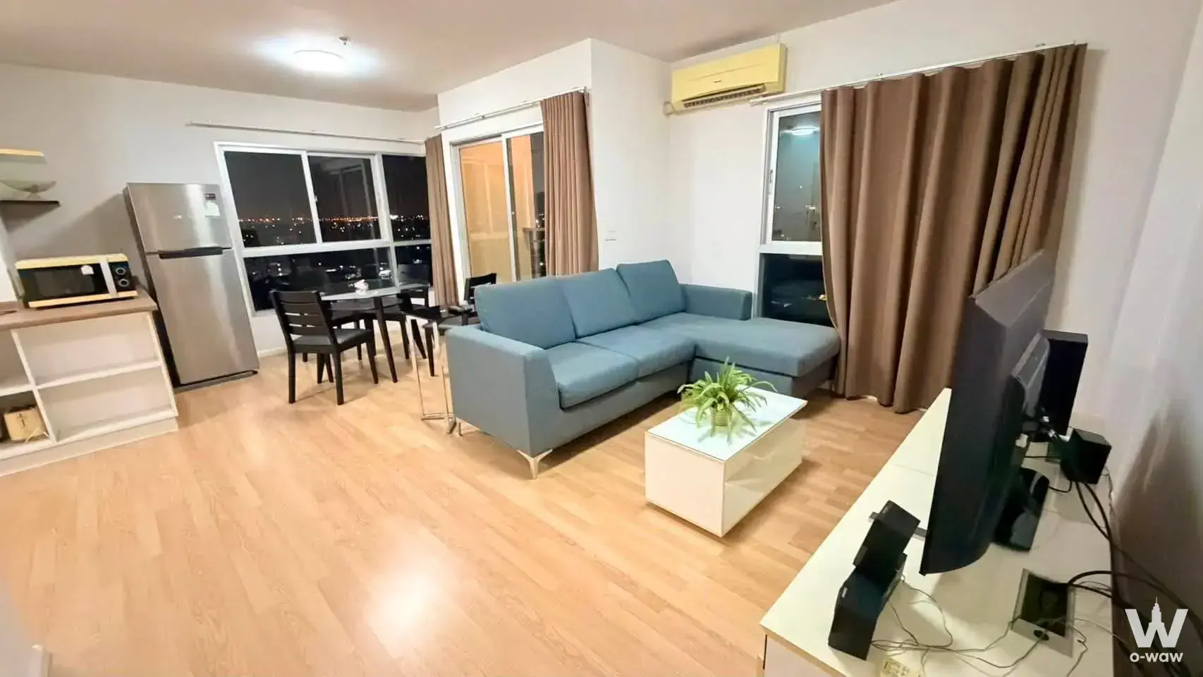 Condo with 1 bedroom for rent at Sukhumvit-Paknam, near Samut Prakan Station (Green Line), Bang Phli Expressway, Robinson, Rotus, Imperial World, Nai Ruea Hospital, Paolo Hospital Samut Prakan, Saraphat Chaeng College — photo 2 of 9