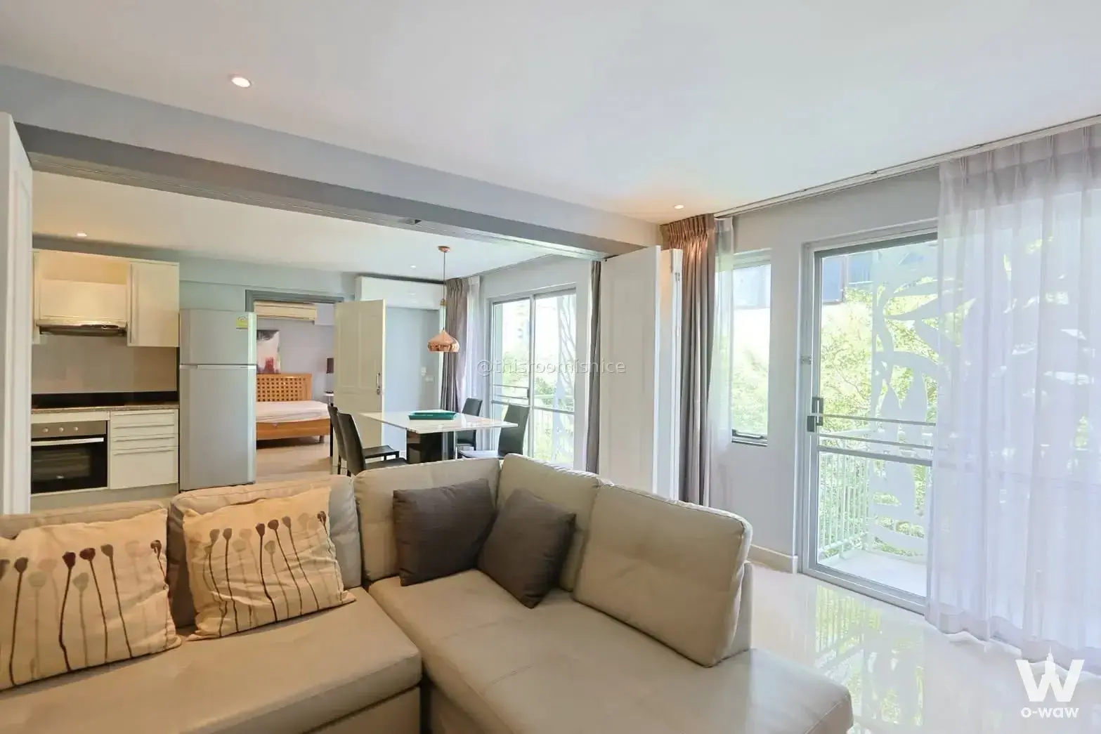 Condo with 2 bedrooms for rent at Raintree villa — photo 1 of 2