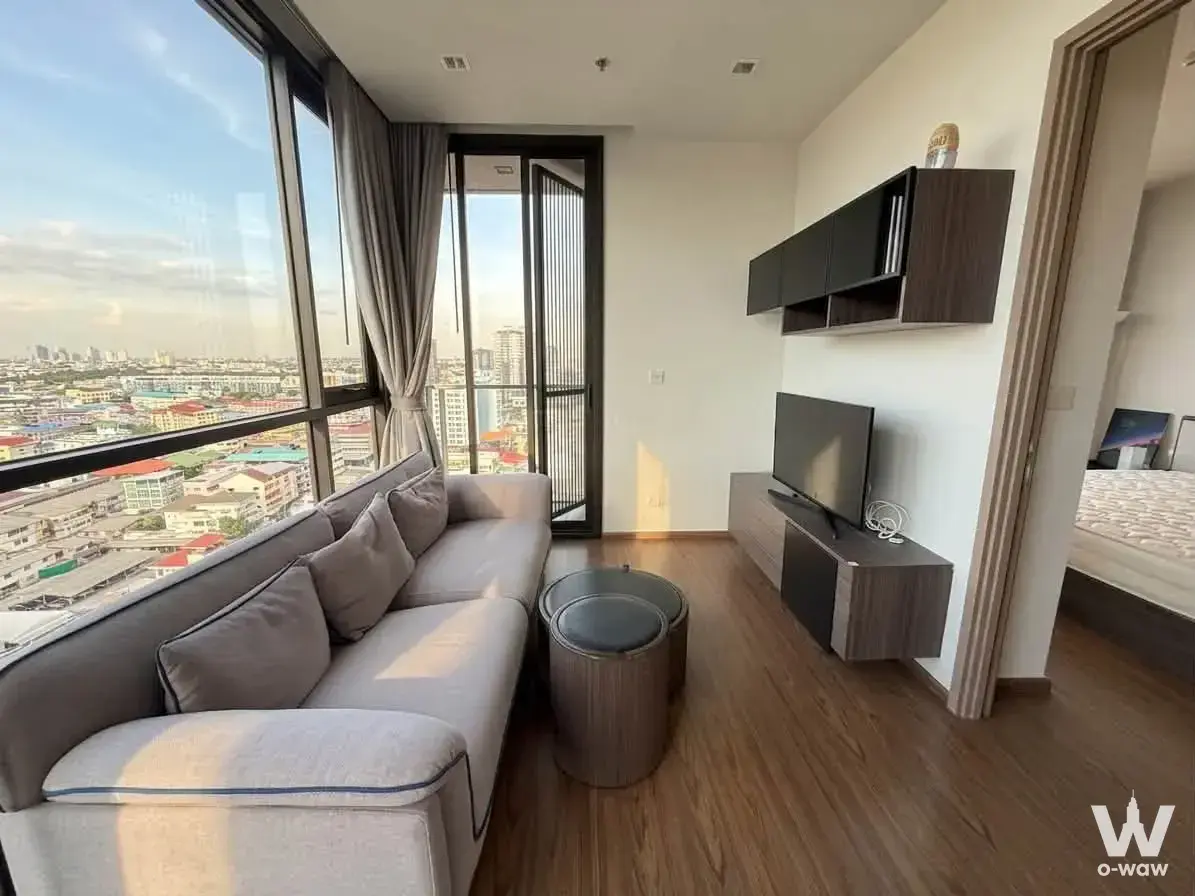 Condo with 2 bedrooms for rent at THE LINE Sukhumvit 71 — photo 1 of 5