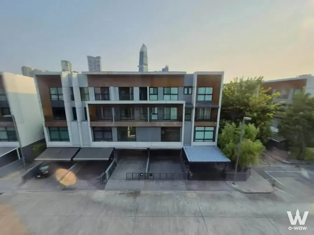 Townhouse with 3 bedrooms for rent at Arden Rama 3 — photo 1 of 5